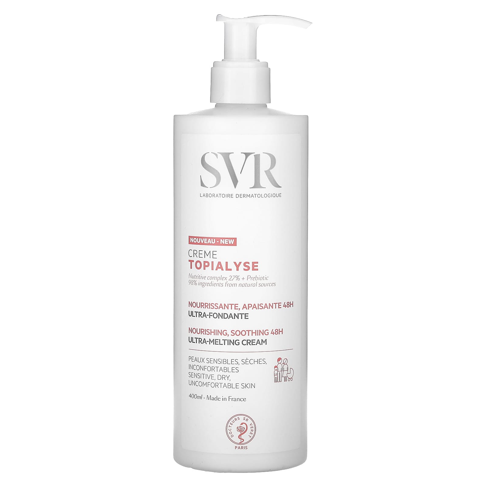 SVR, Topialyse, крем, 400 мл (13,5 жидк. унции)