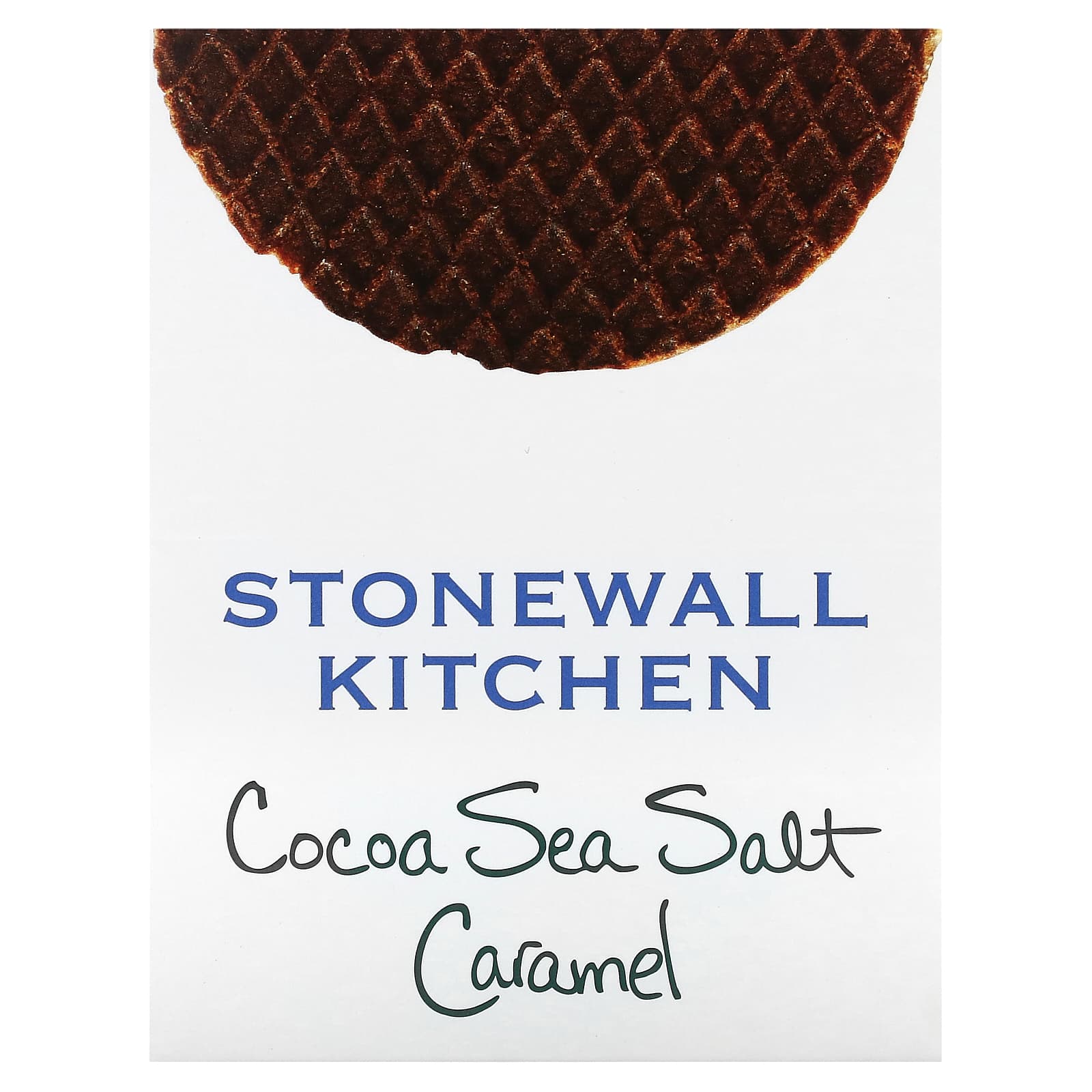 Stonewall Kitchen вафельное печенье какао карамель с морской солью 8 голландских вафель 32 г 11 унции каждое 2790₽
