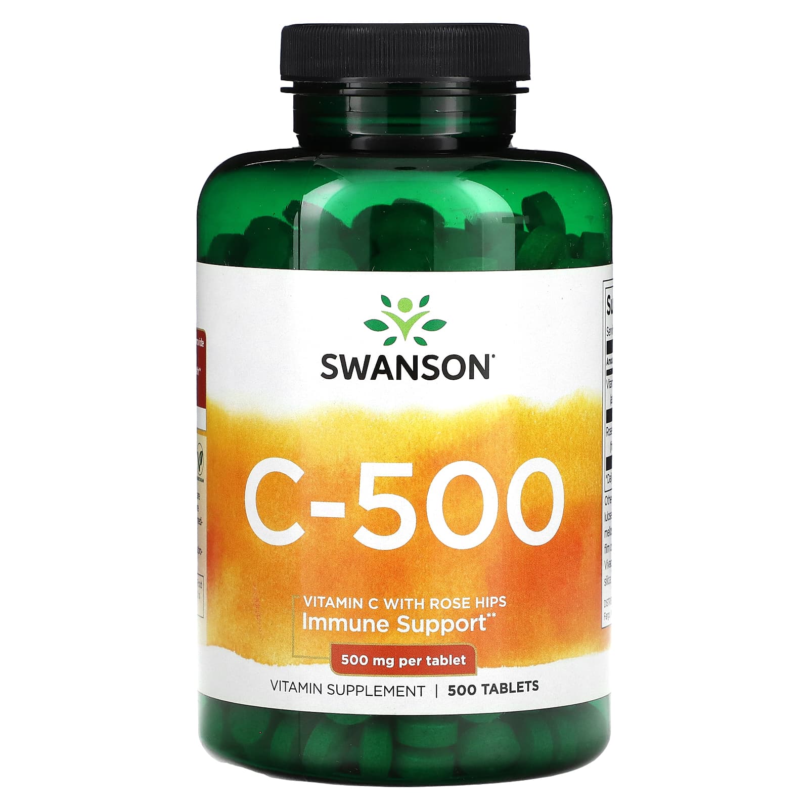Swanson, C-500, 500 мг, 500 таблеток