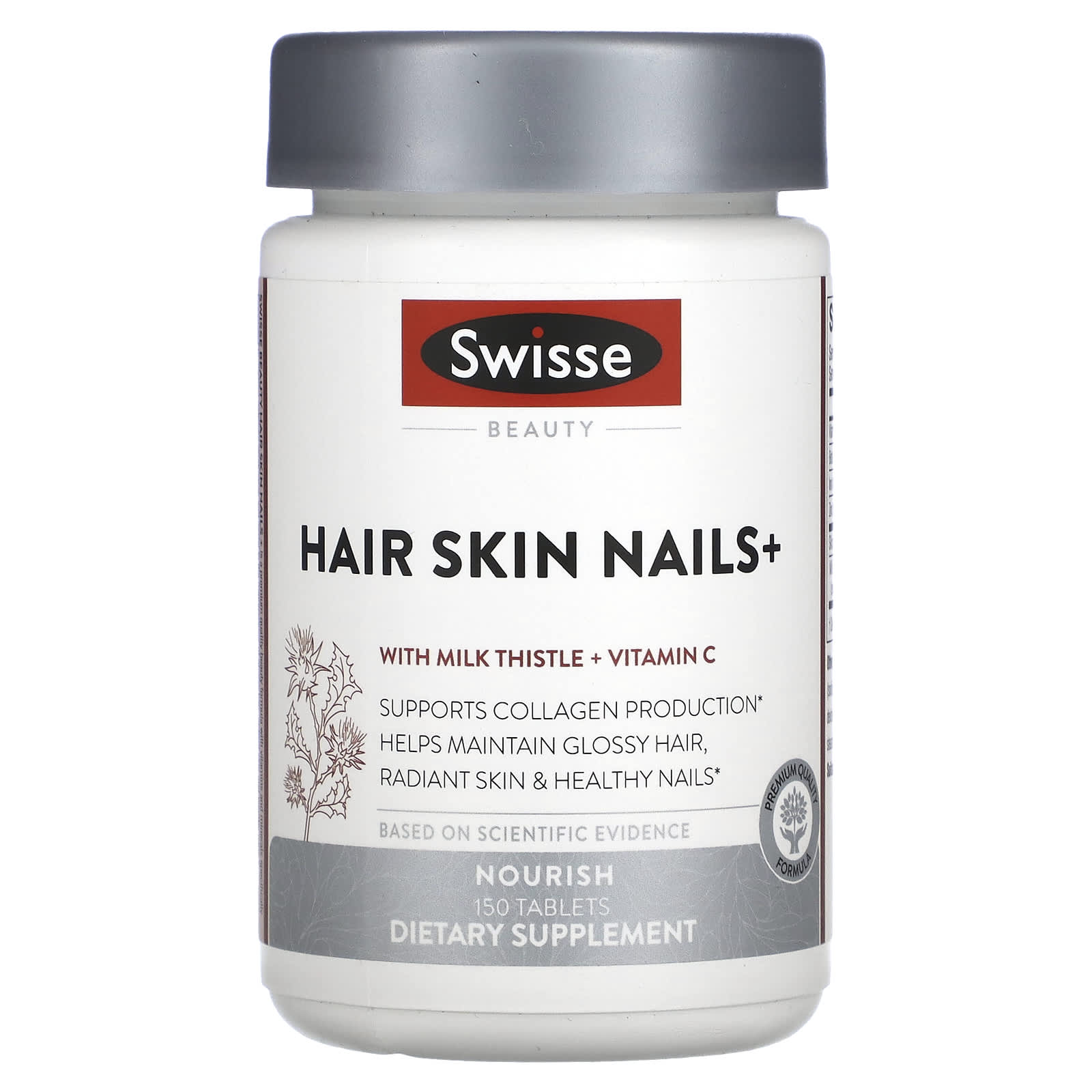 Swisse, Ultiboost, добавка для здоровья волос, кожи и ногтей Hair Skin Nails+, 150 таблеток