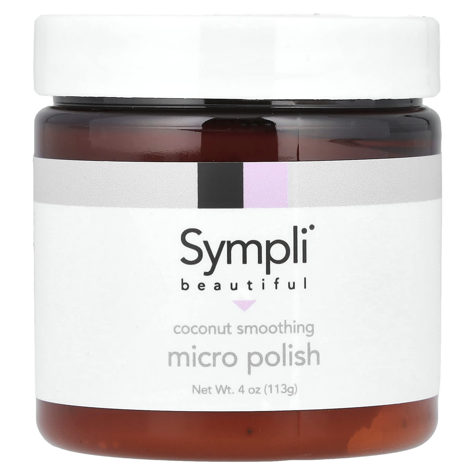 Sympli Beautiful, кокосовый скраб для гладкости кожи, 113 г (4 унции)