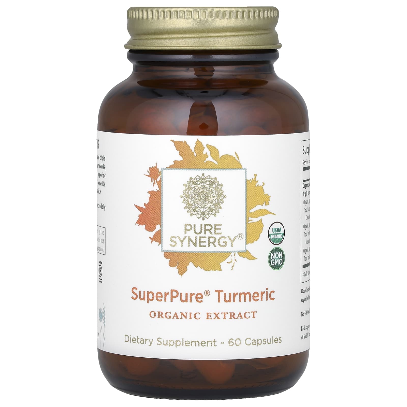 Pure Synergy SuperPure экстракт куркумы 60 капсул 6590₽