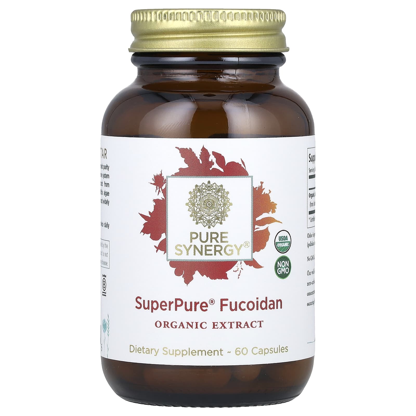 Pure Synergy, Фукоидан SuperPure®, 60 капсул