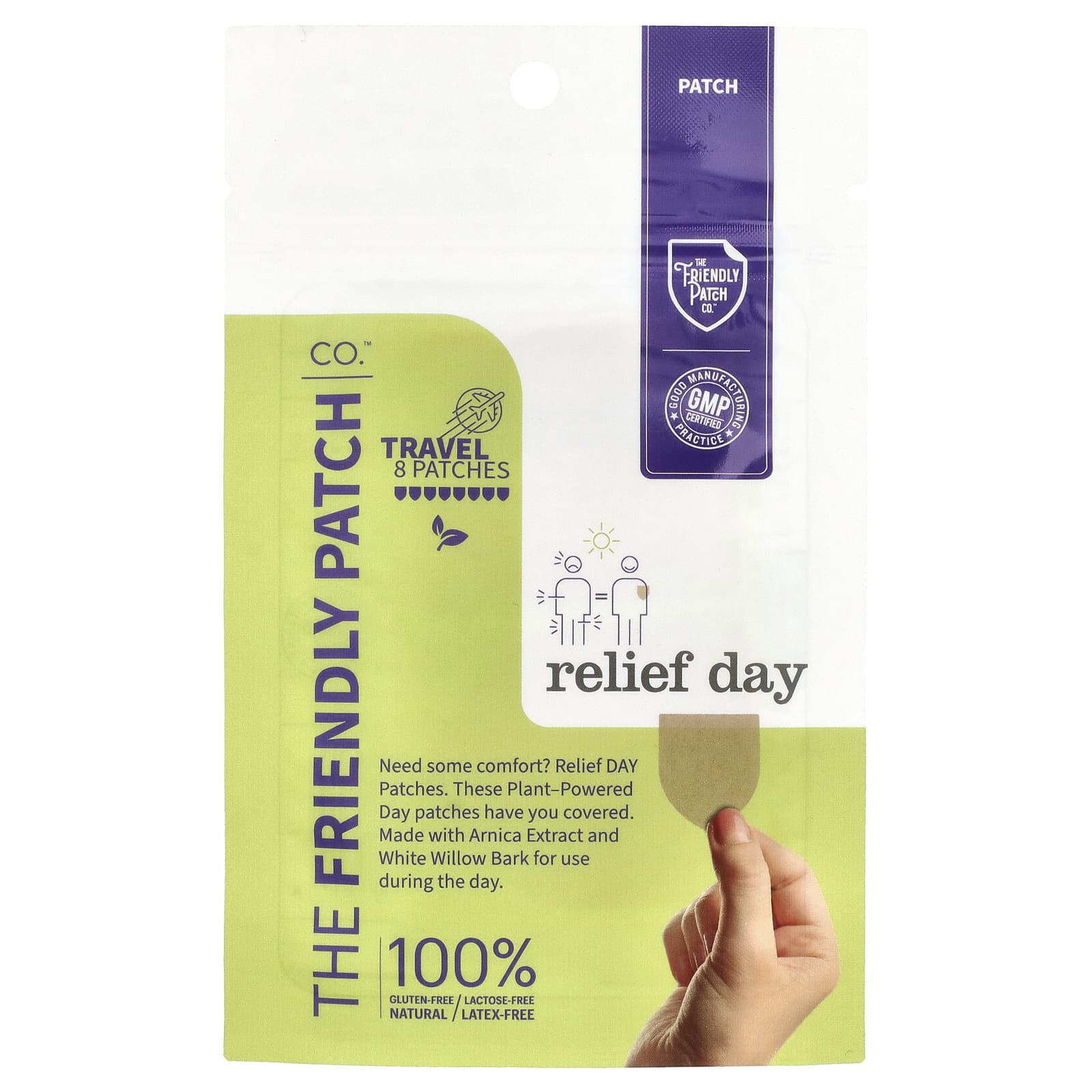 The Friendly Patch, Нашивки для путешествий, Relief Day, 8 шт.