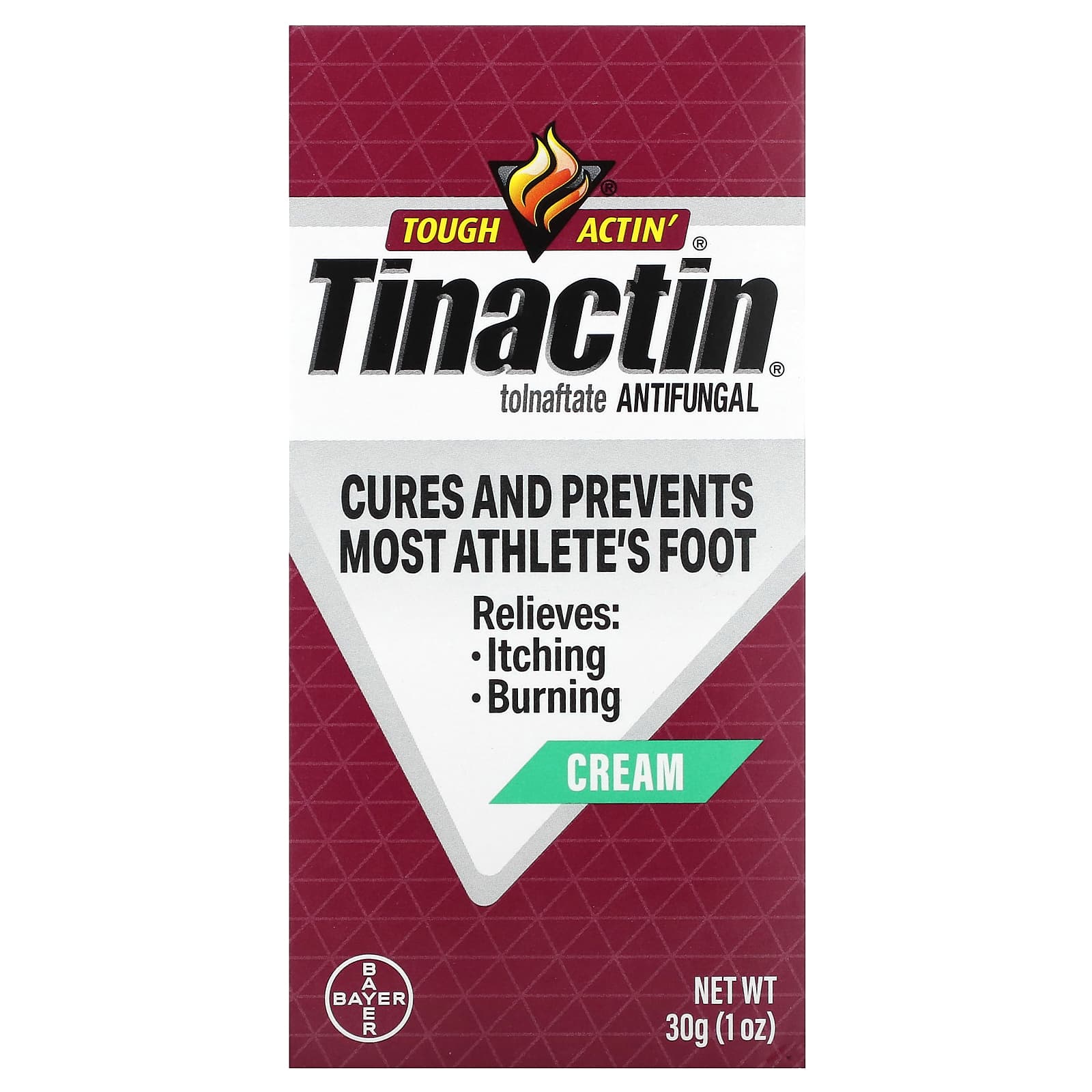 Tinactin, Athlete's Foot, крем, 30 г (1 унция)