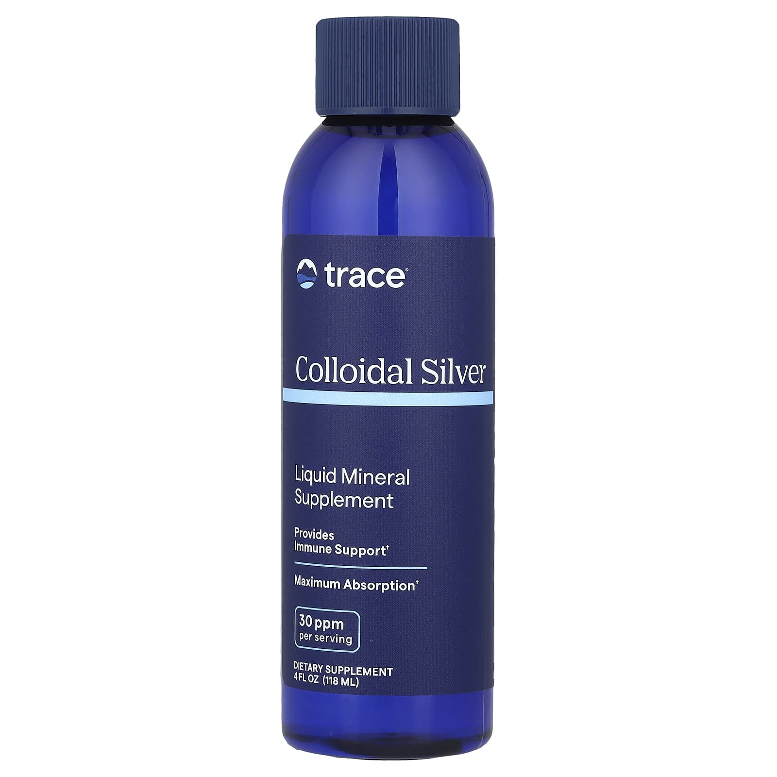 Trace Minerals ®, Коллоидное серебро, 118 мл (4 жидк. Унции)