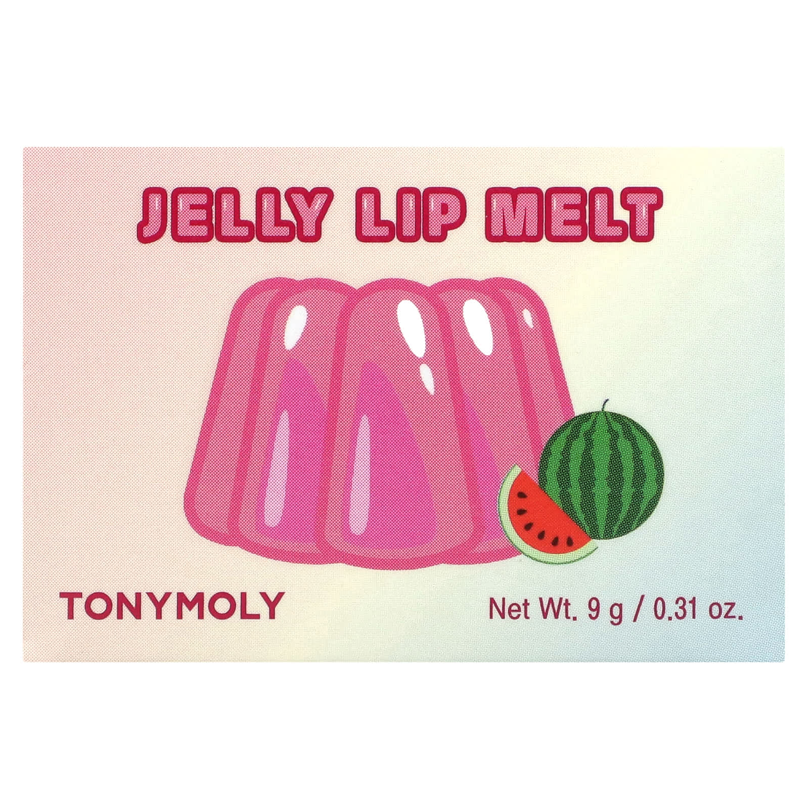 TonyMoly, Jelly Lip Melt, арбуз, 9 г (0,31 унции)