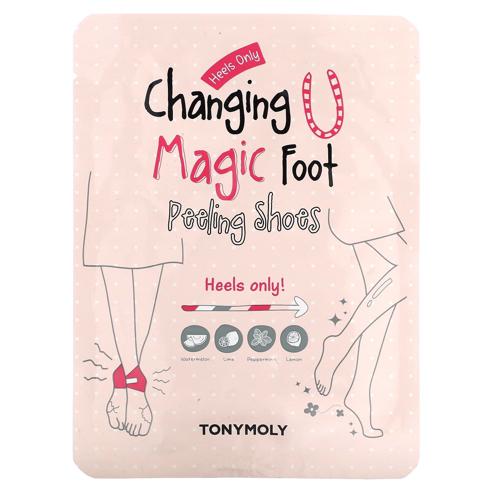 TonyMoly, Changing U Magic Foot Peeling Shoes, 1 пара, 18 г (0,63 унции)