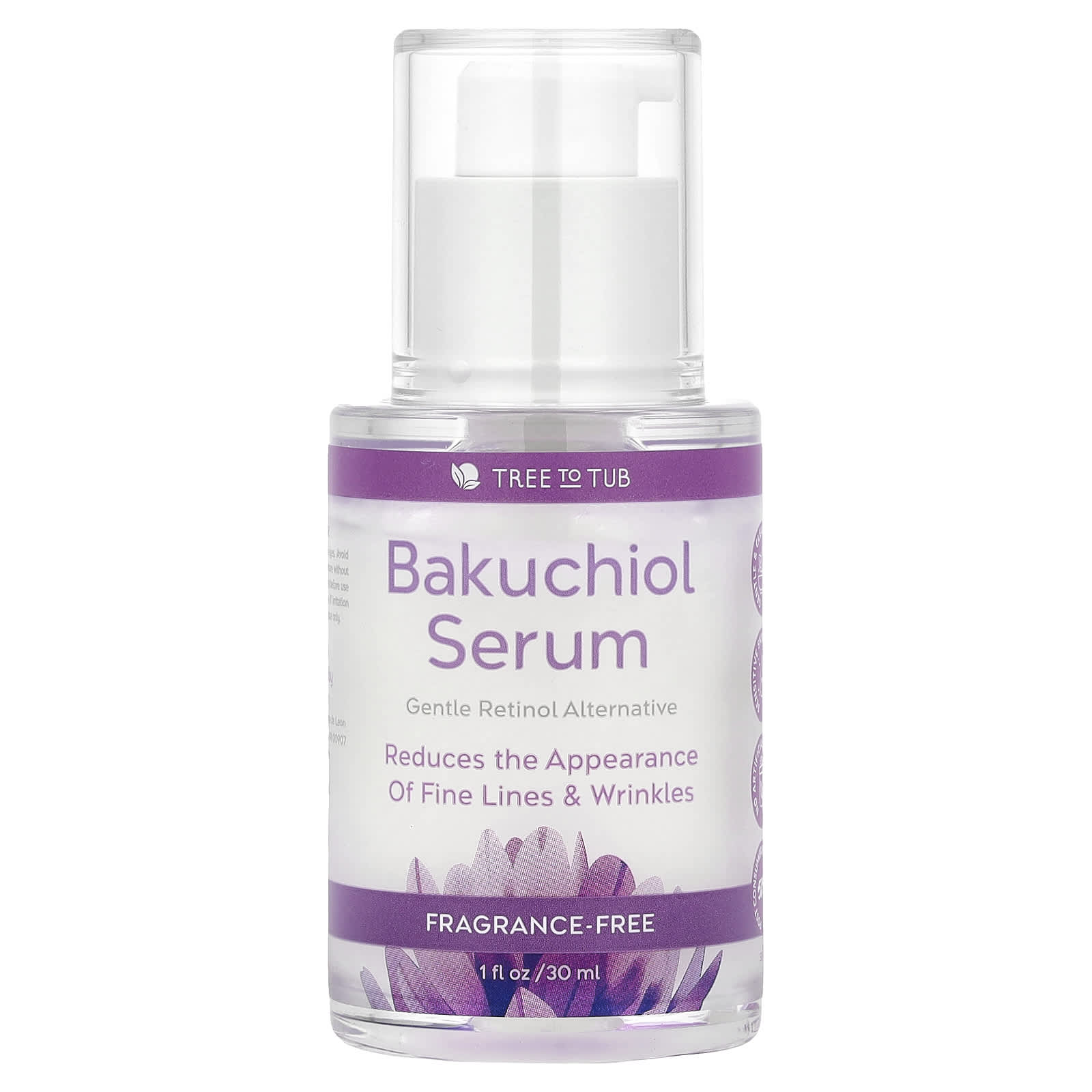 Tree To Tub, Bakuchiol Serum, без отдушек, 30 мл (1 жидк. унц.)