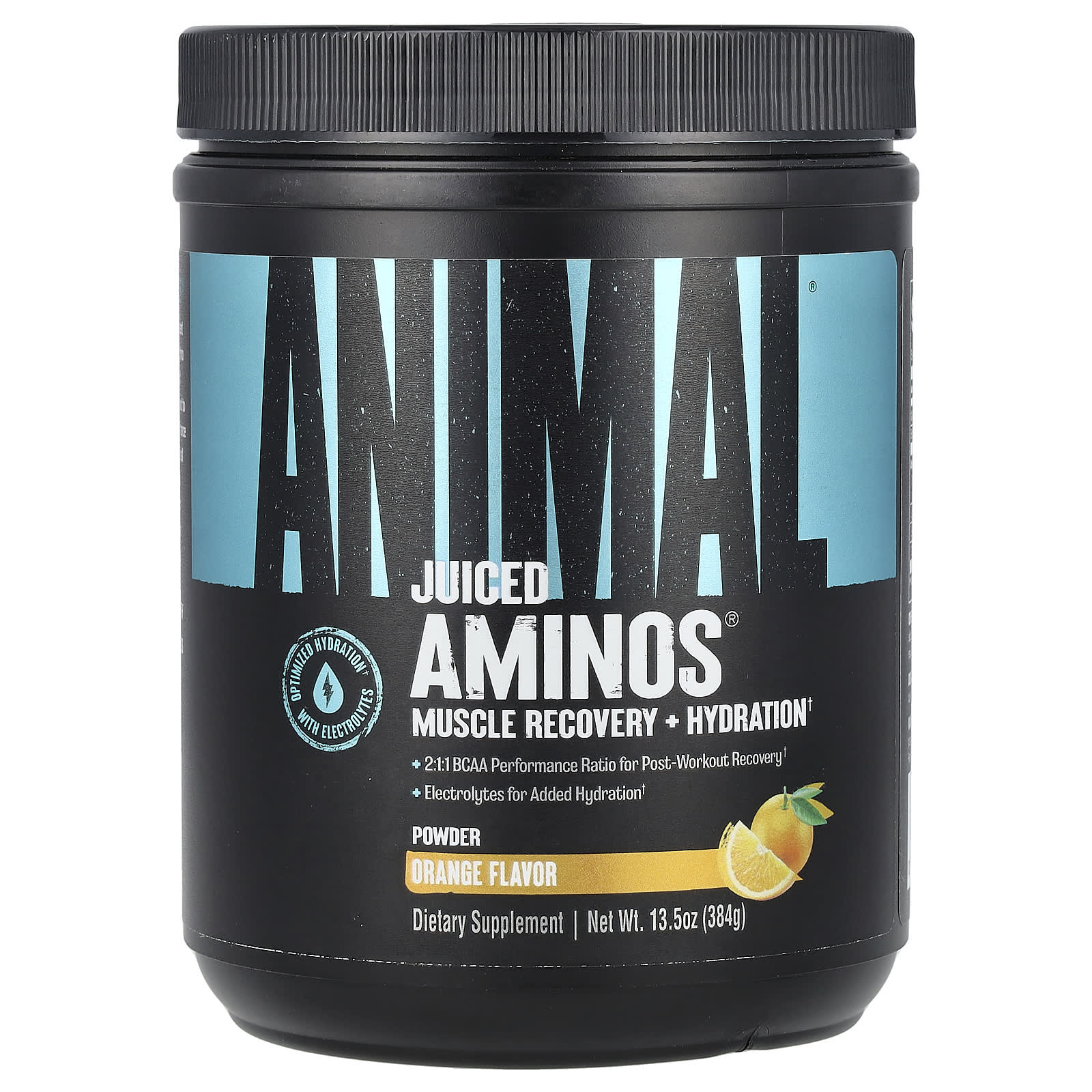 Animal Juiced Aminos в порошке апельсин 384 г 135 унции 6290₽