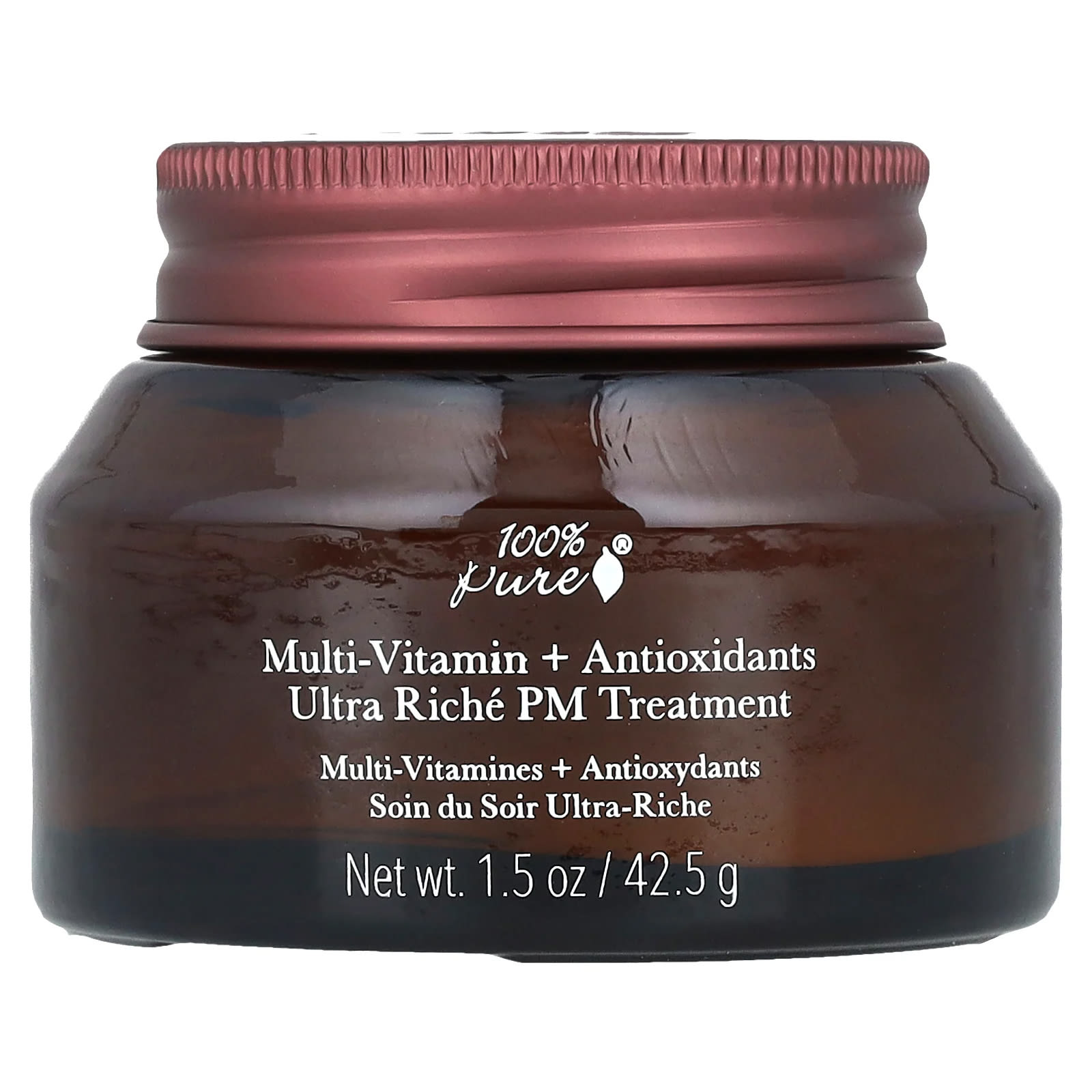 100PercentPure, Muli-Vitamin + Antioxidants Ultra Riché PM Treatment, 42,5 г (1,5 унции)