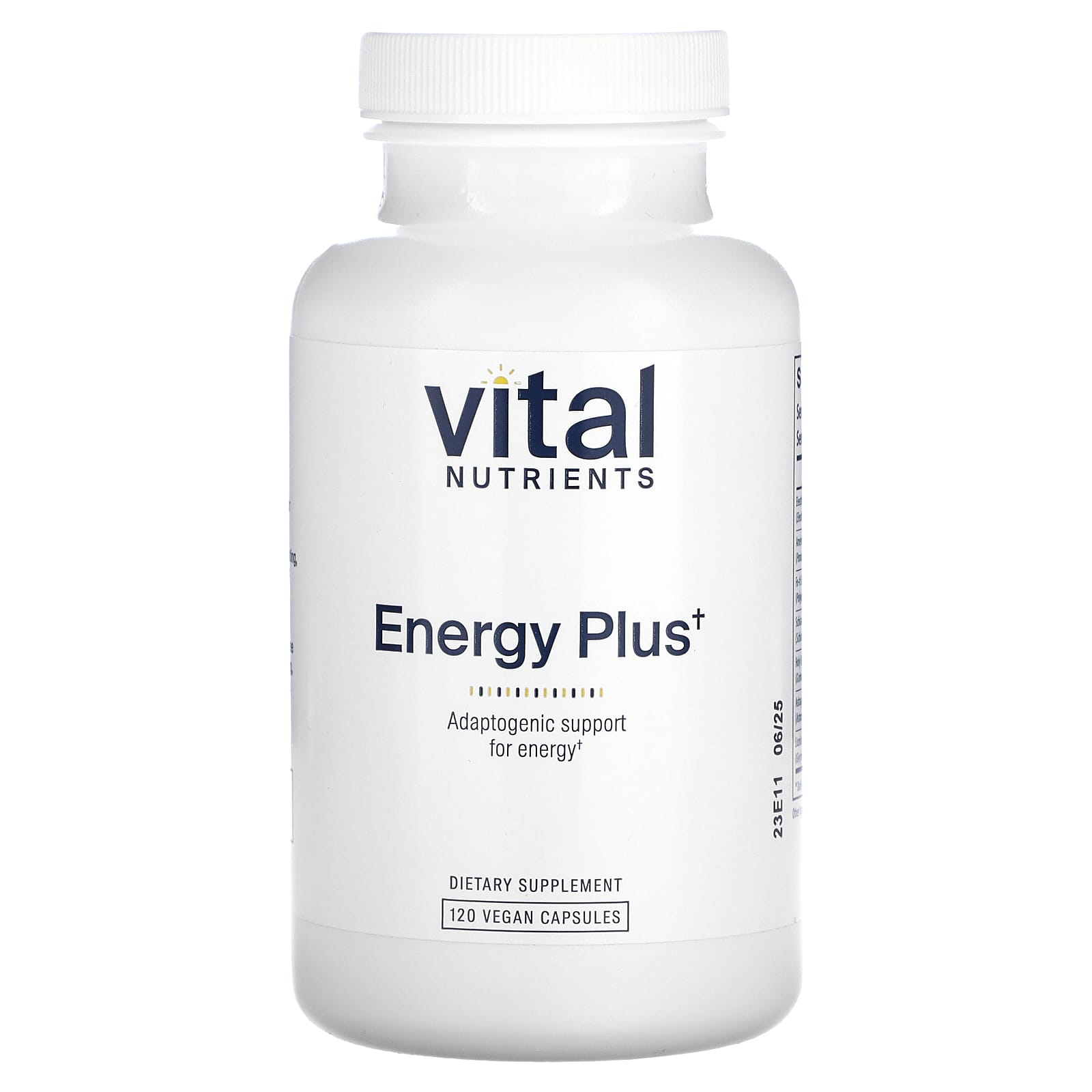 Vital Nutrients, Energy Plus, 120 веганских капсул