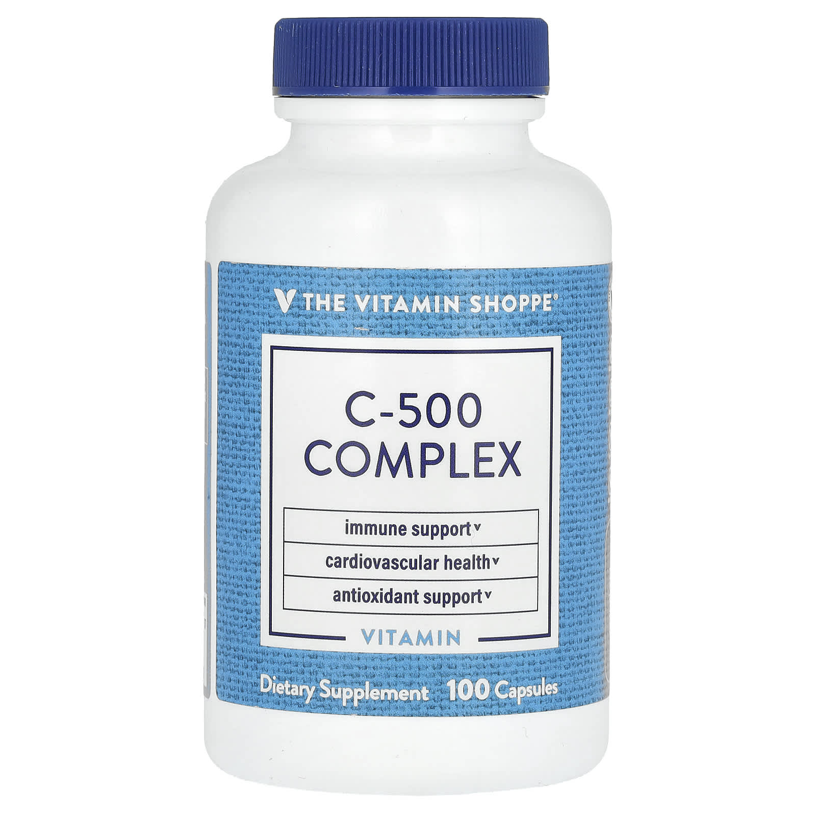 The Vitamin Shoppe Комплекс C-500 100 капсул 2190₽