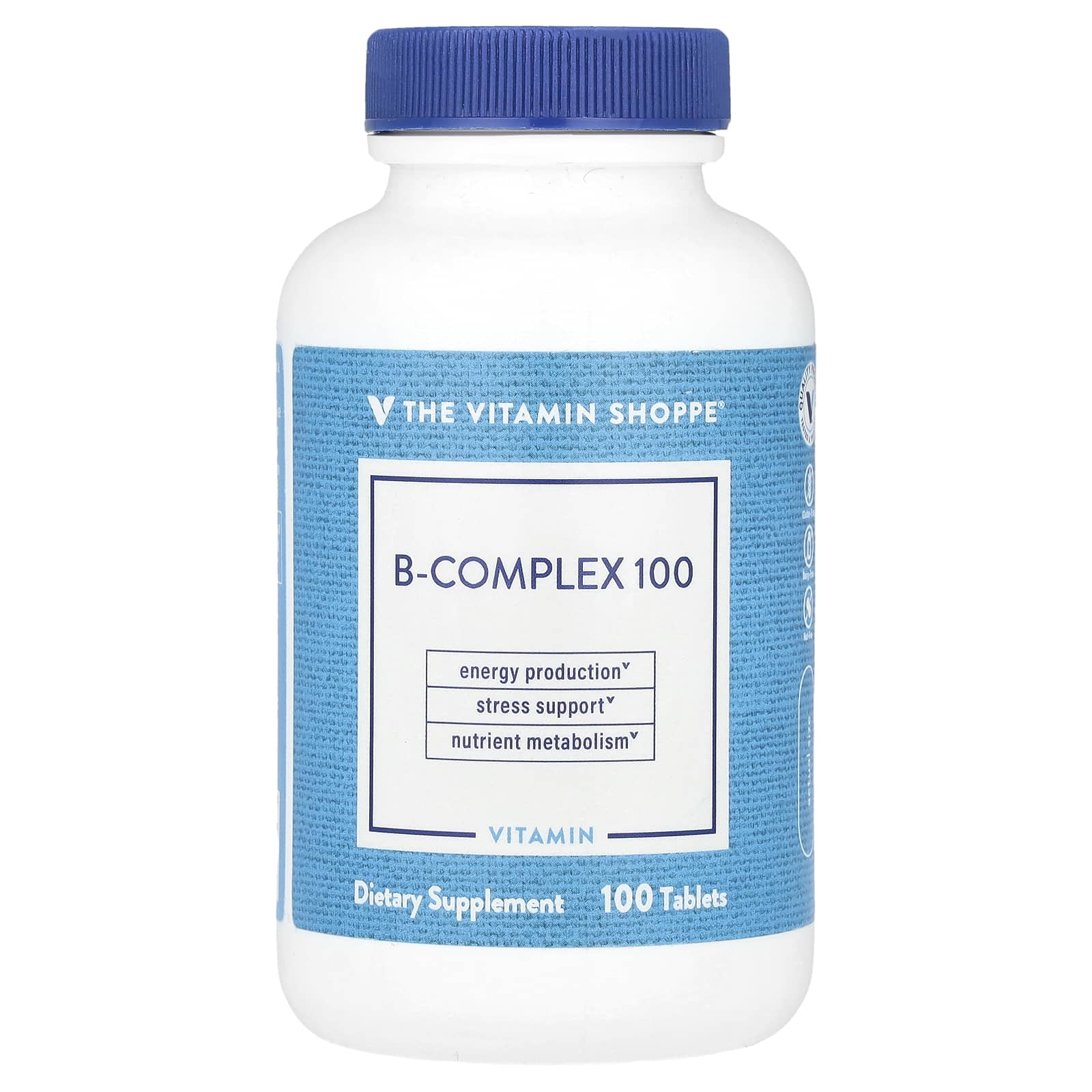 The Vitamin Shoppe B-Complex 100 100 таблеток 4790₽