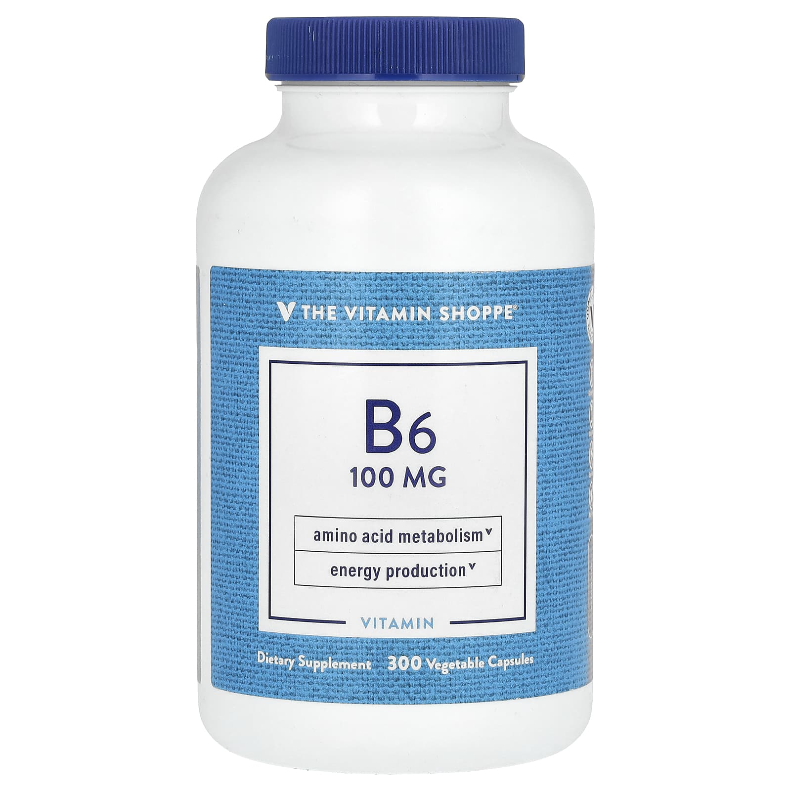 The Vitamin Shoppe Витамин B6 100 мг 300 растительных ингредиентов 3890₽