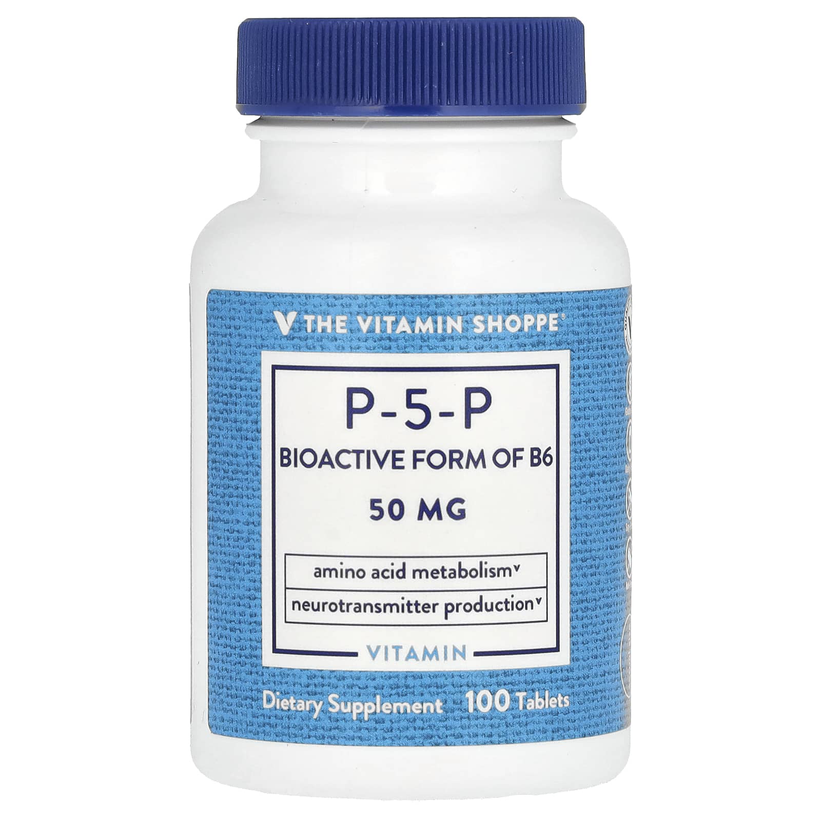 The Vitamin Shoppe P-5-P 50 мг 100 таблеток 3490₽