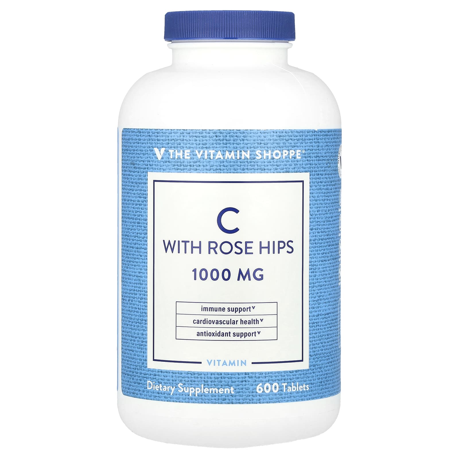 The Vitamin Shoppe Витамин C с шиповником 600 таблеток 8390₽