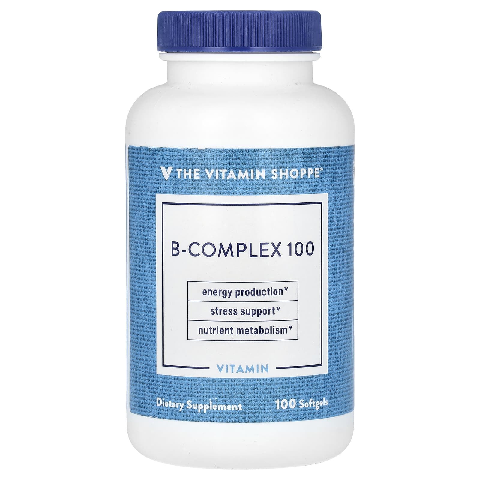 The Vitamin Shoppe B-Complex 100 витамины группы B 100 мягких таблеток 4890₽