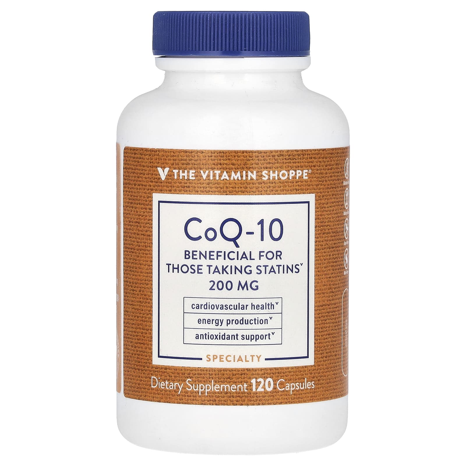 The Vitamin Shoppe коэнзим Q10 200 мг 120 капсул 9690₽