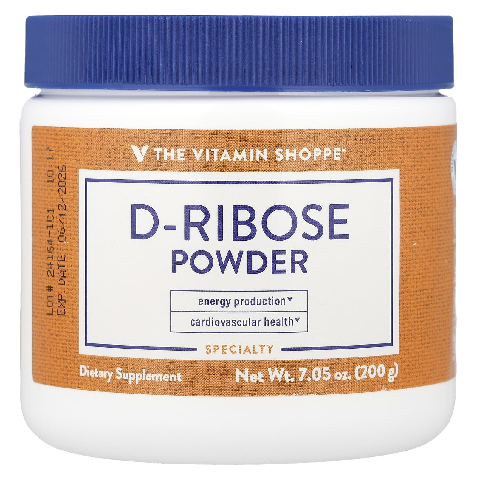 The Vitamin Shoppe D-рибоза в порошке 200 г 705 унции 6990₽