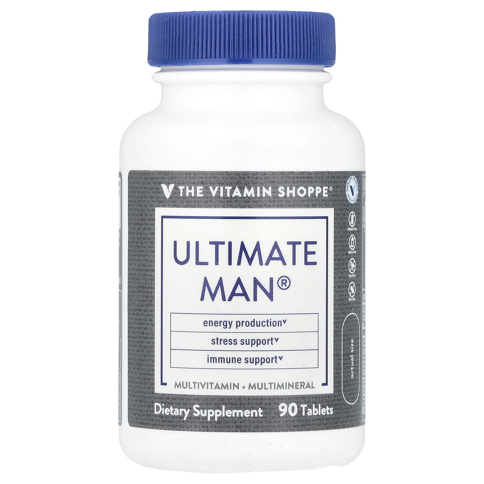 The Vitamin Shoppe Ultimate Man мультивитамины и мультиминералы 90 таблеток 4790₽