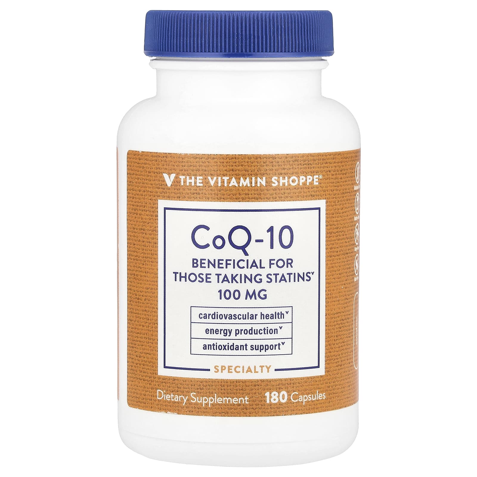 The Vitamin Shoppe CoQ-10 100 мг 180 капсул 9990₽