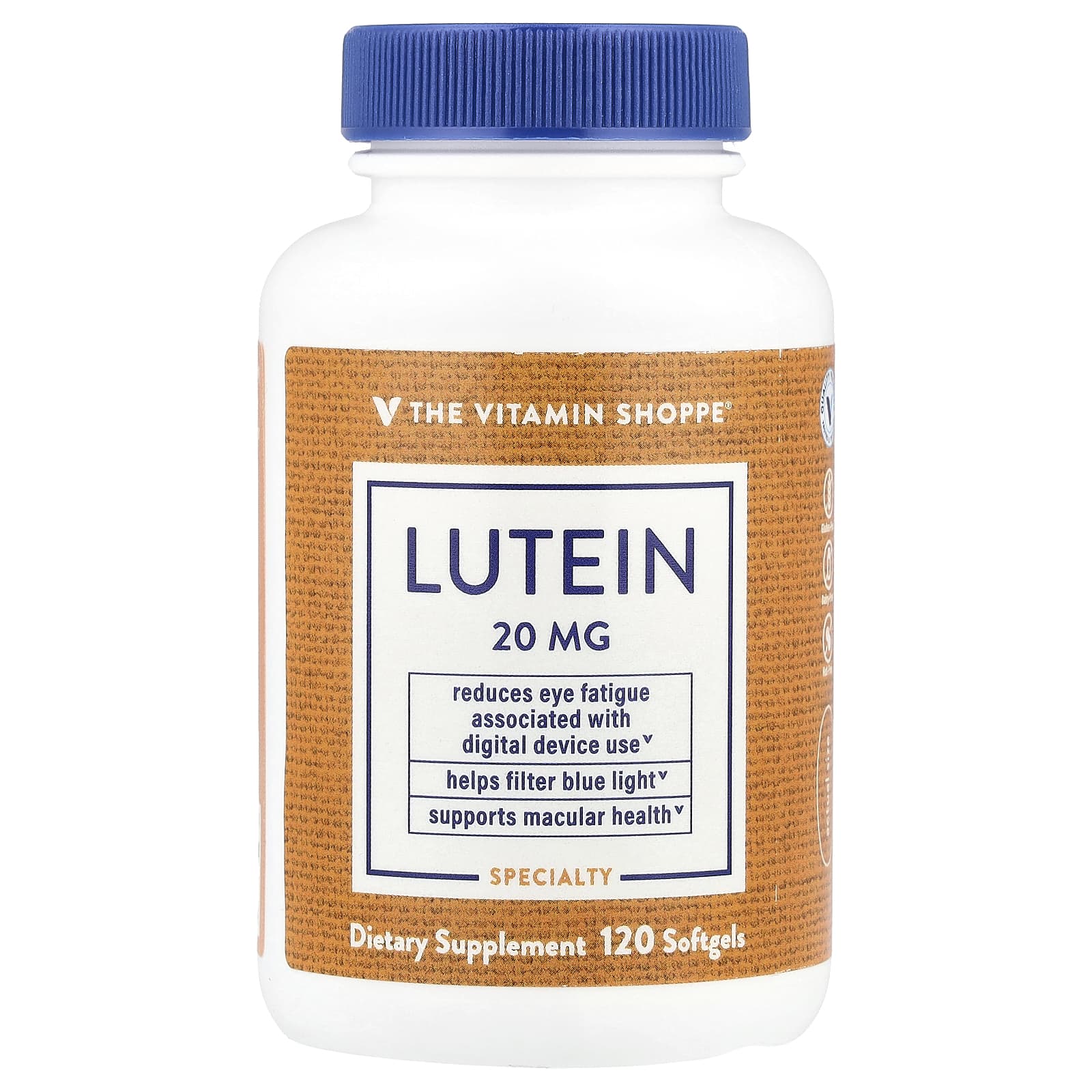 The Vitamin Shoppe лютеин 20 мг 120 капсул 5990₽