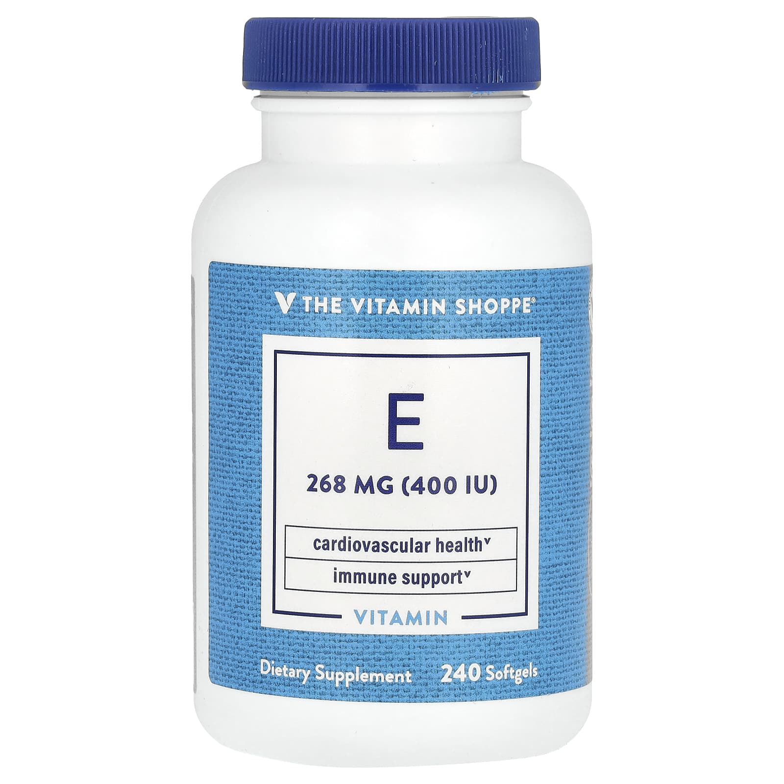 The Vitamin Shoppe Витамин E 268 мг 400 МЕ 240 мягких таблеток 6790₽