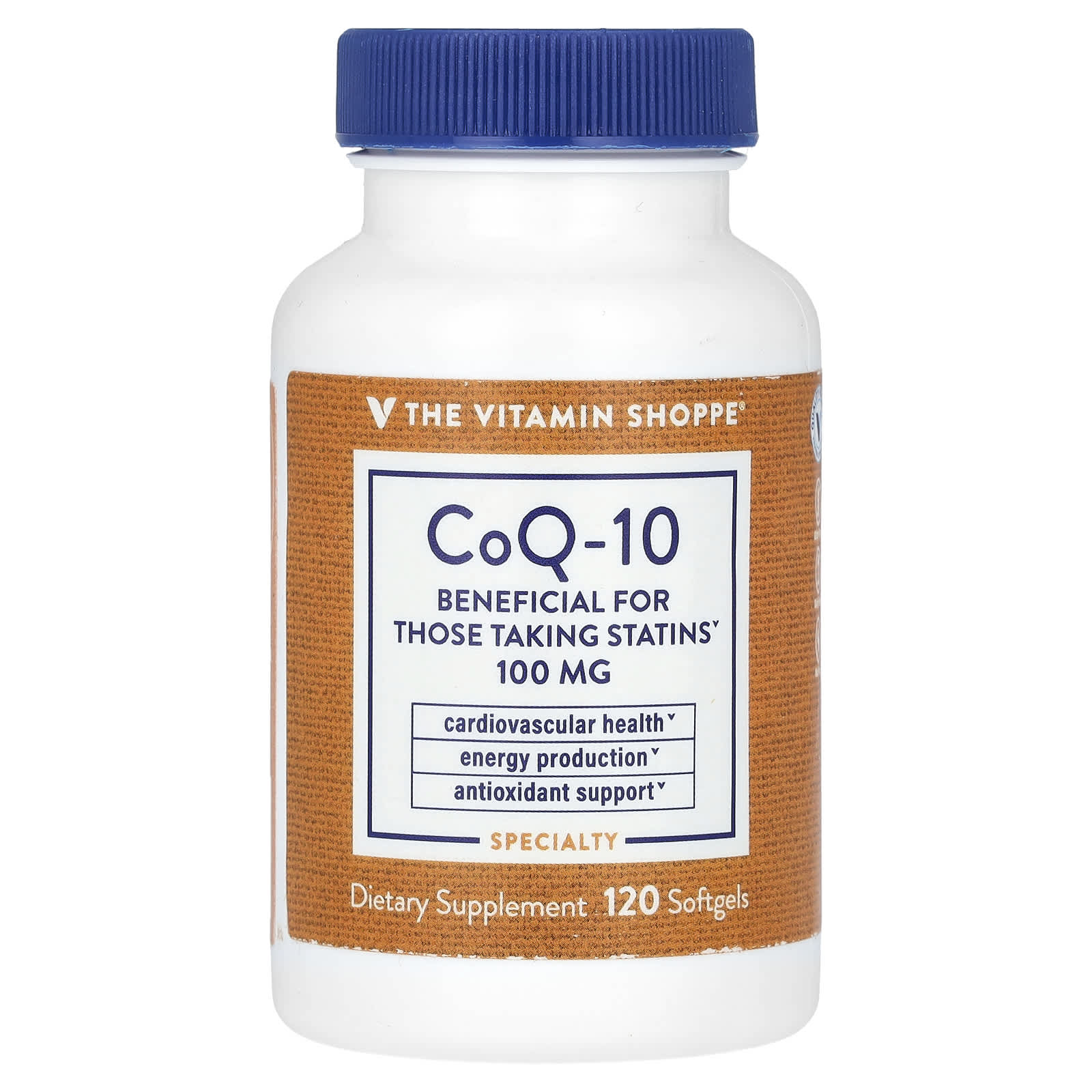 The Vitamin Shoppe Коэнзим Q-10 100 мг 120 мягких таблеток 6790₽