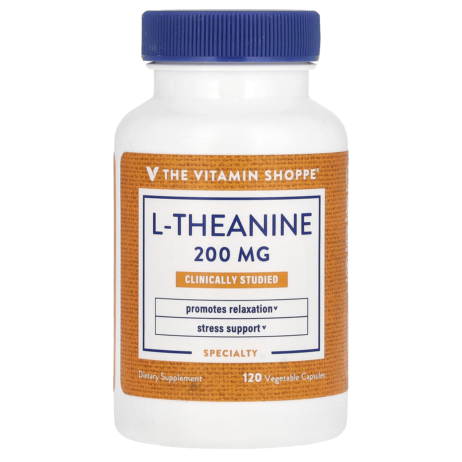 The Vitamin Shoppe L-теанин 200 мг 120 растительных капсул 8790₽