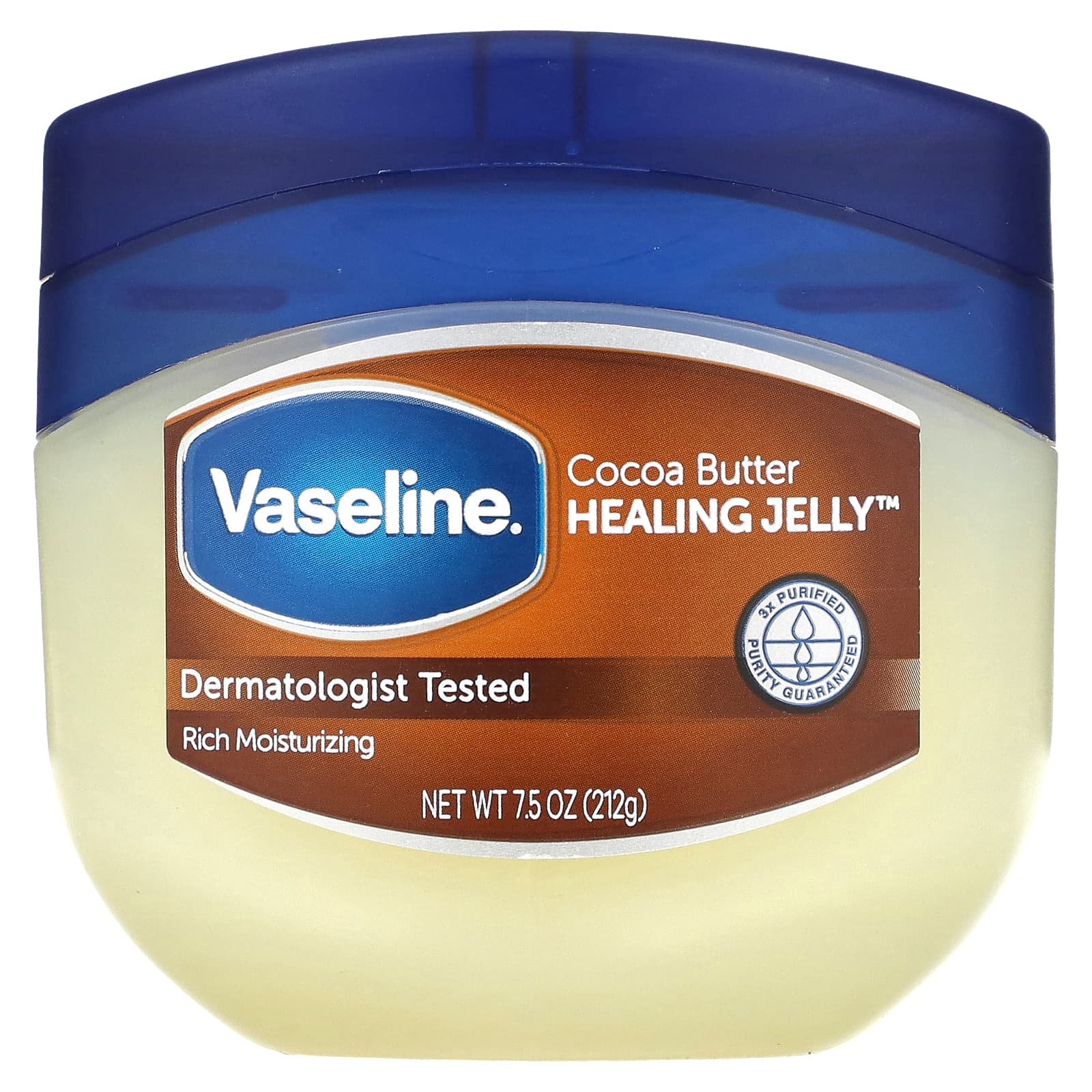 Vaseline, Мазь для глубокого увлажнения Healing Jelly, «Масло какао», 212 г