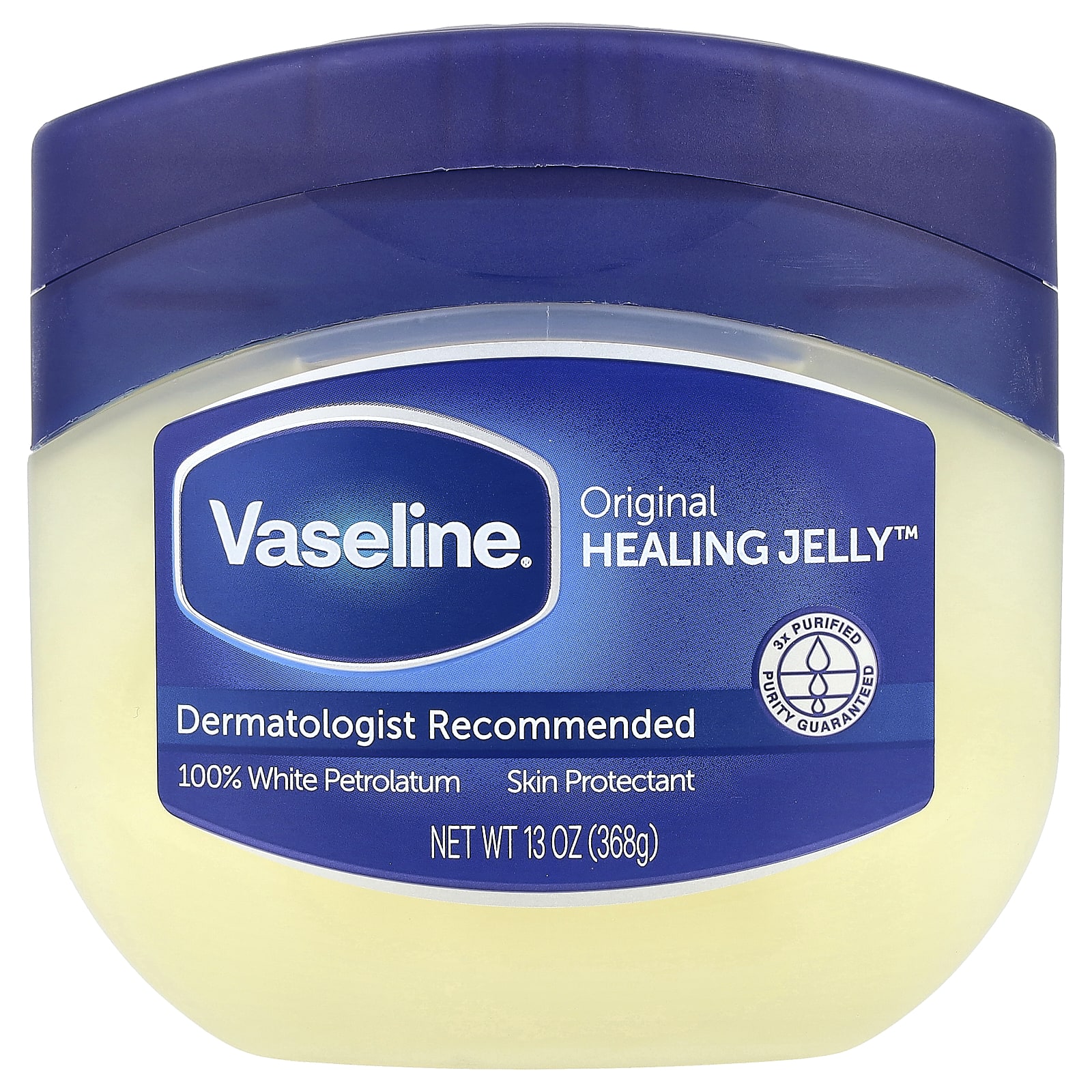 Vaseline, Белый вазелин, оригинальный, 368 г (13 унций)