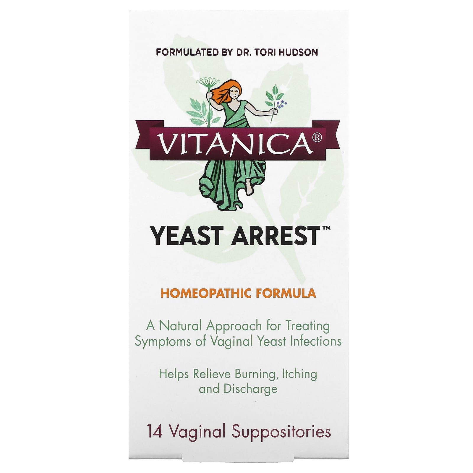 Vitanica Yeast Arrest 14 вагинальных суппозиториев 4090₽