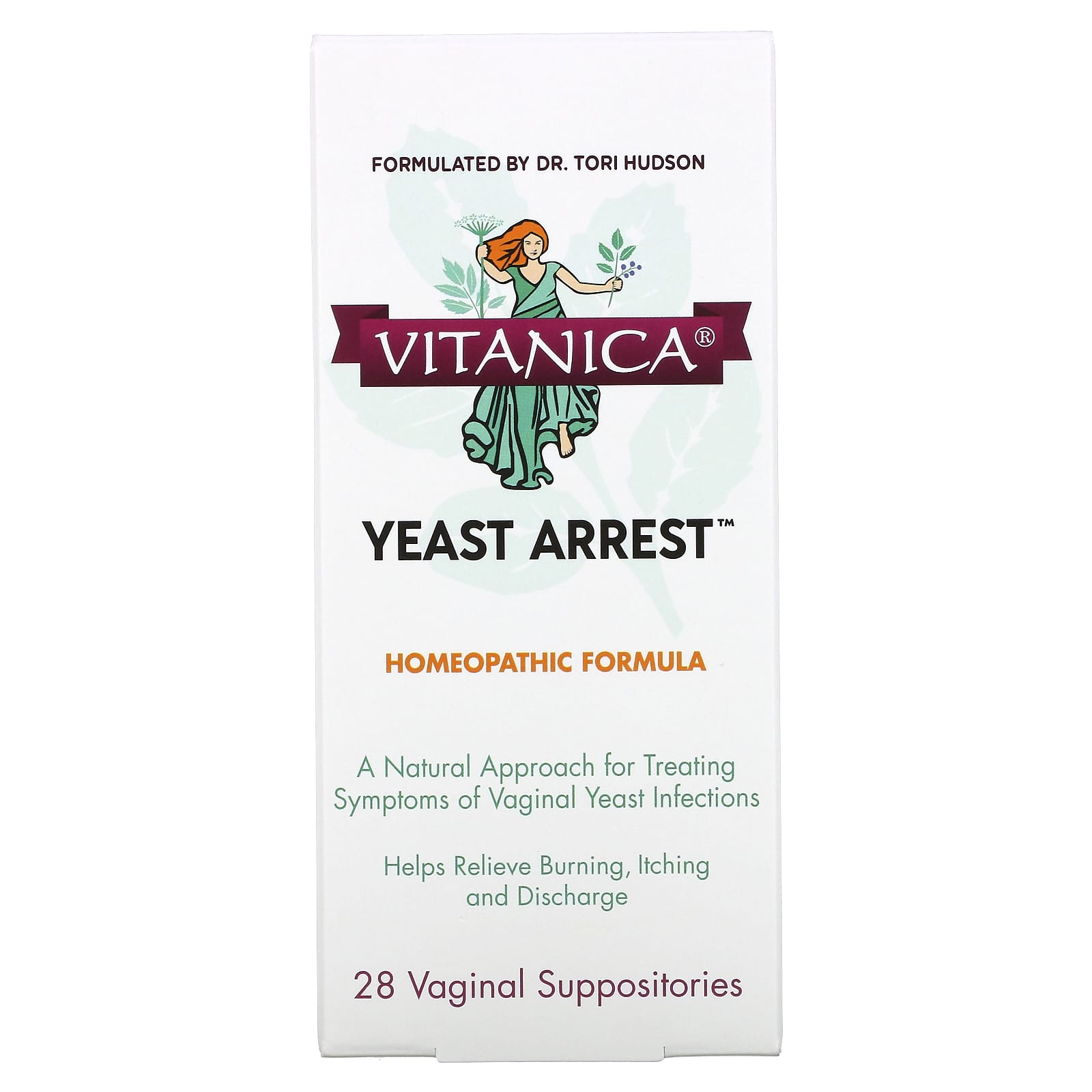 Vitanica Yeast Arrest здоровье влагалища 28 вагинальных суппозиториев 7490₽