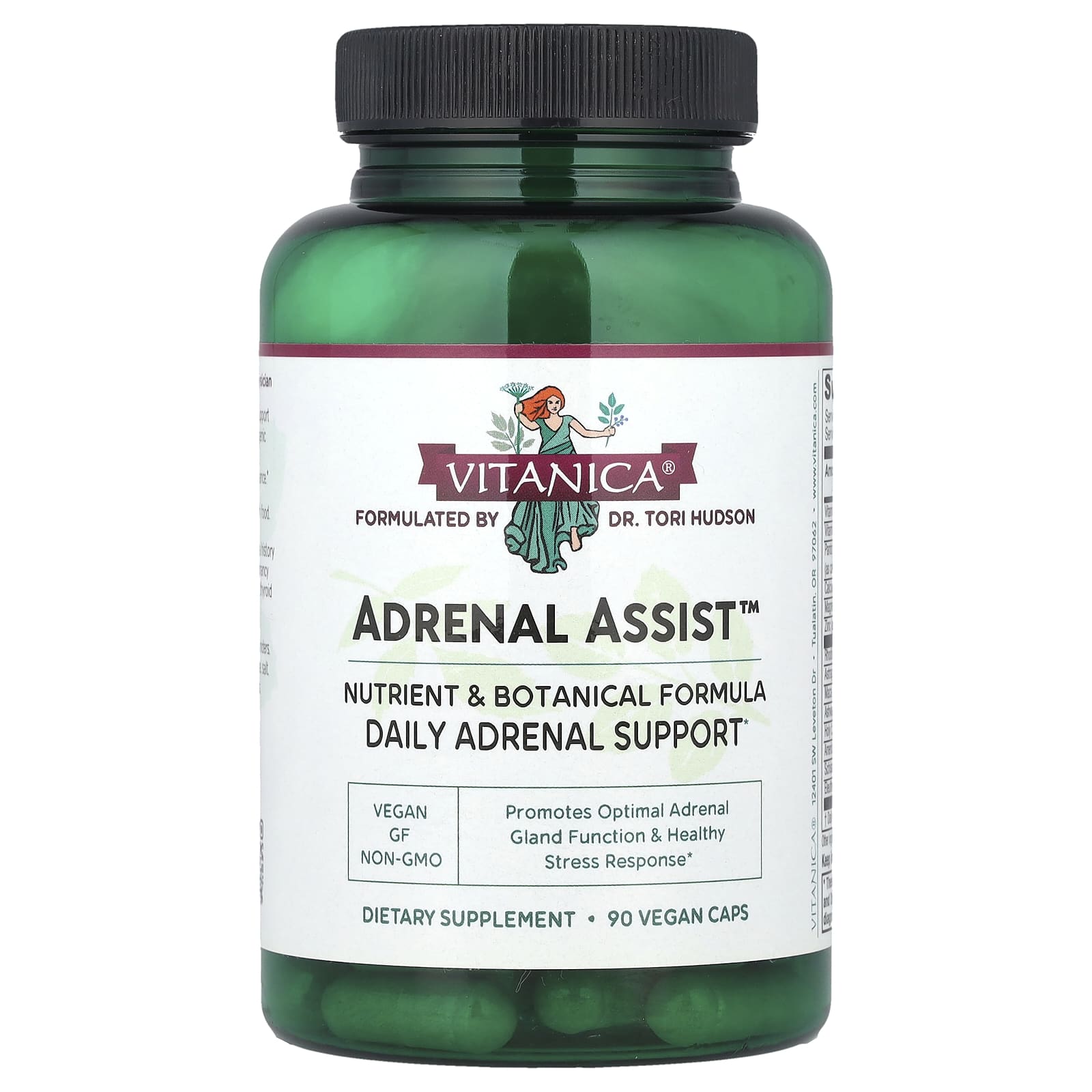 Vitanica Adrenal Assist средство для профилактики заболеваний надпочечников 90 вегетарианских капсул 6190₽