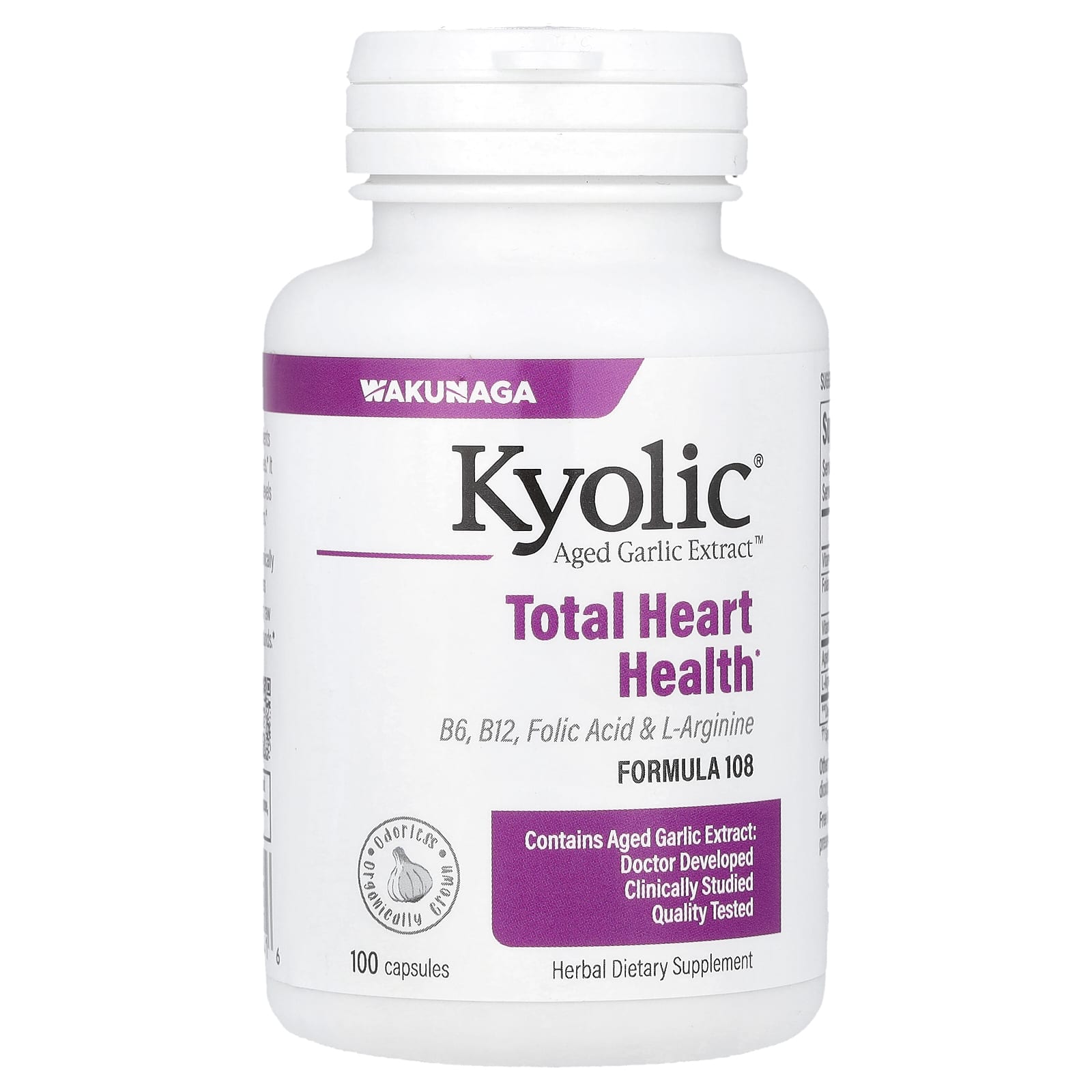 Kyolic Aged Garlic Extract формула 108 100 капсул 2990₽