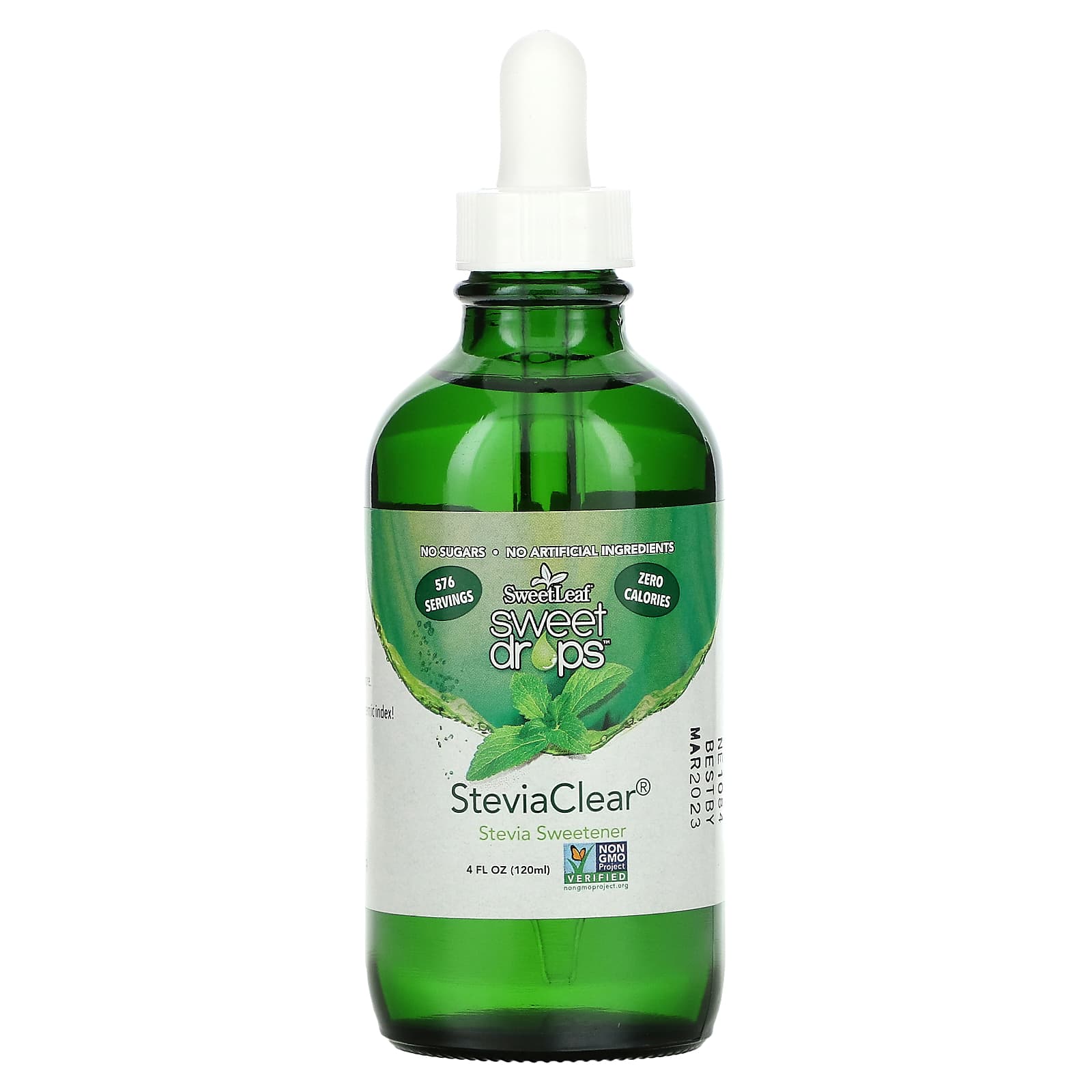 Wisdom Natural SweetLeaf Sweet Drops подсластитель из стевии SteviaClear 120 мл 4 жидк унции 2990₽