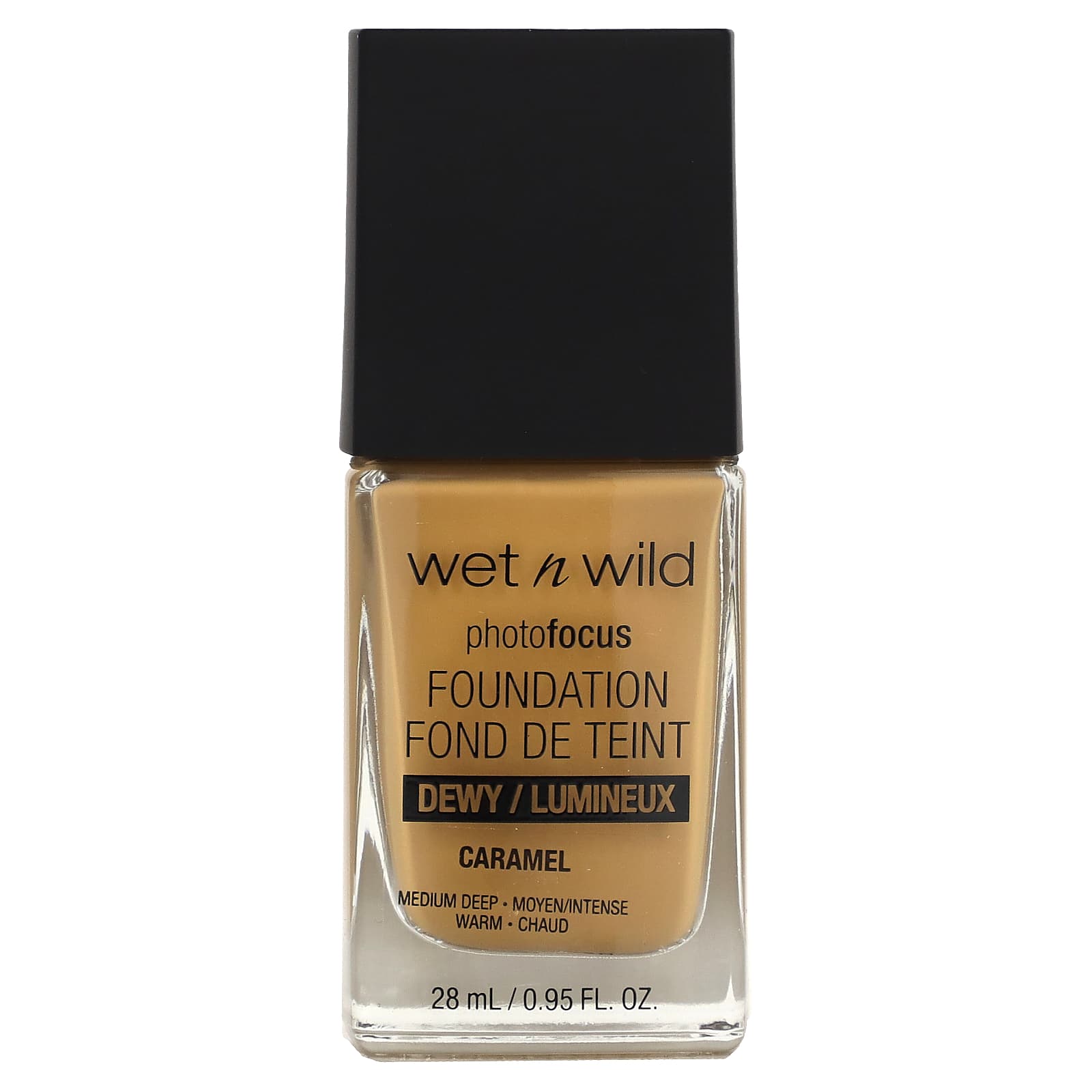 wet n wild, PhotoFocus Foundation, Dewy, карамель, 28 мл (0,95 жидк. Унции)