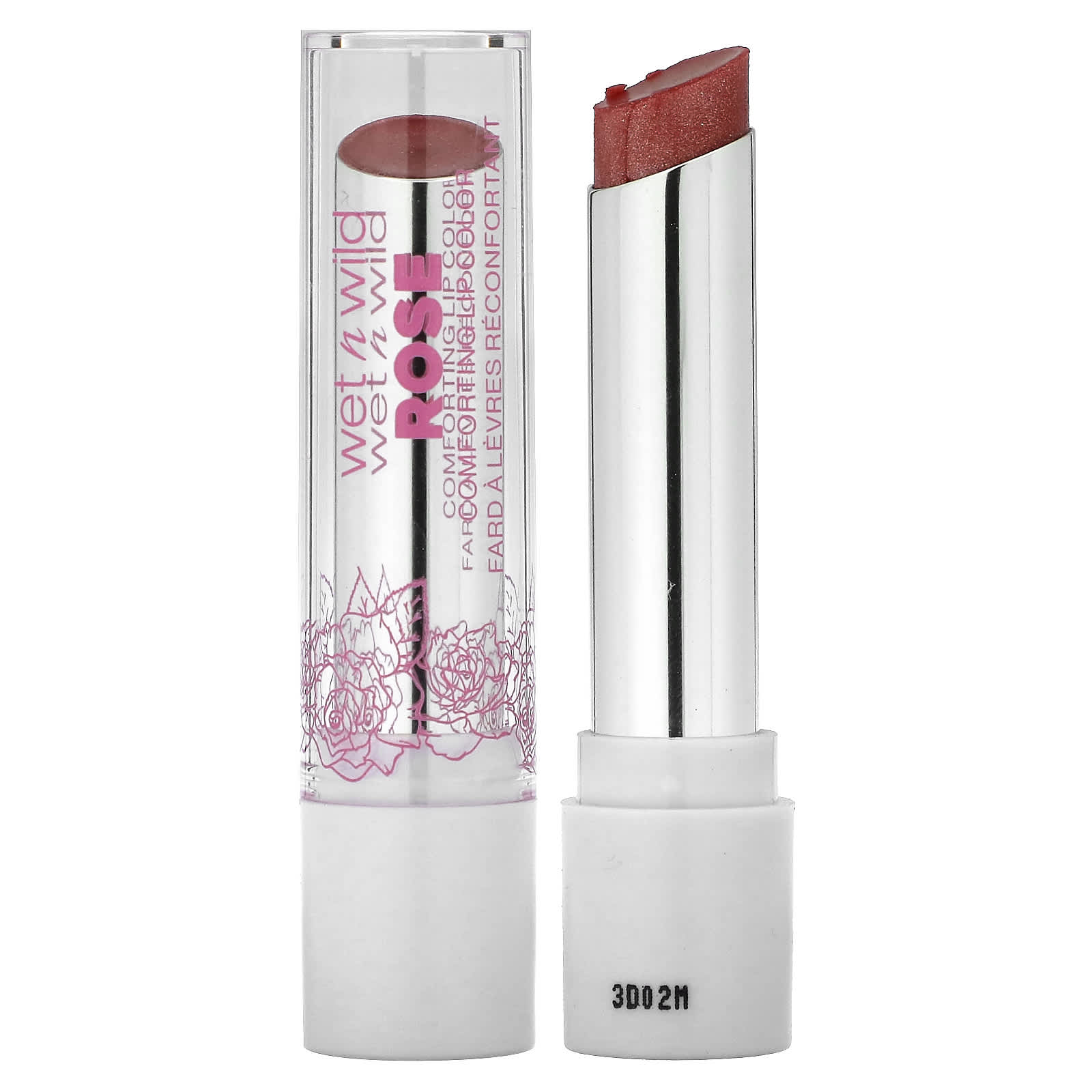 wet n wild, Rose, успокаивающая краска для губ, мягкий и сочный, 2,4 г (0,08 унции)