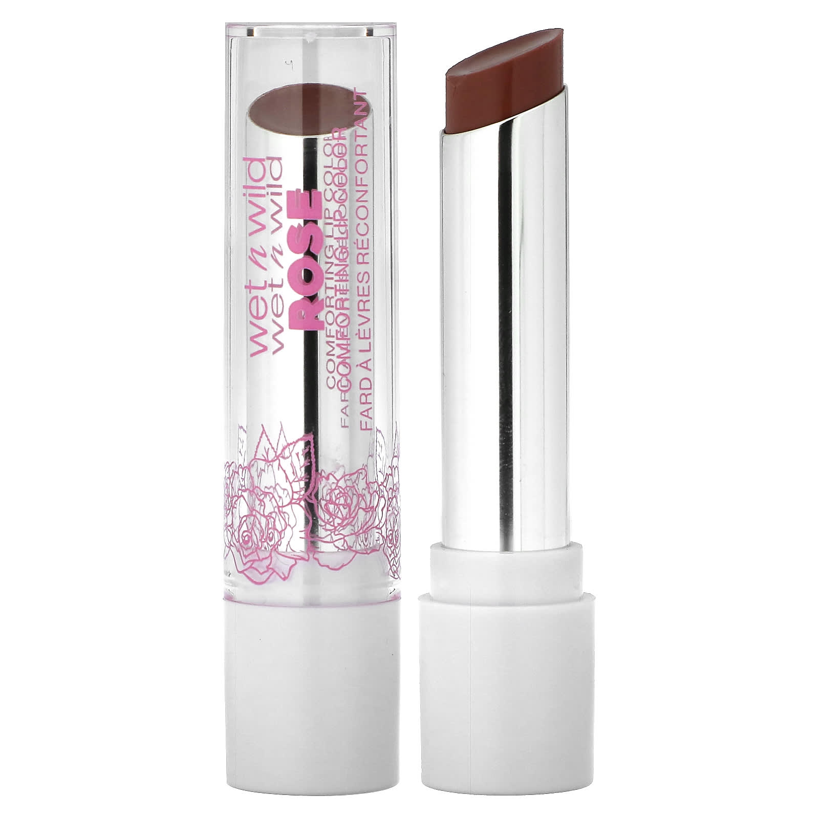 wet n wild, Rose, успокаивающая помада для губ, Taffy Dummy, 2,4 г (0,08 унции)