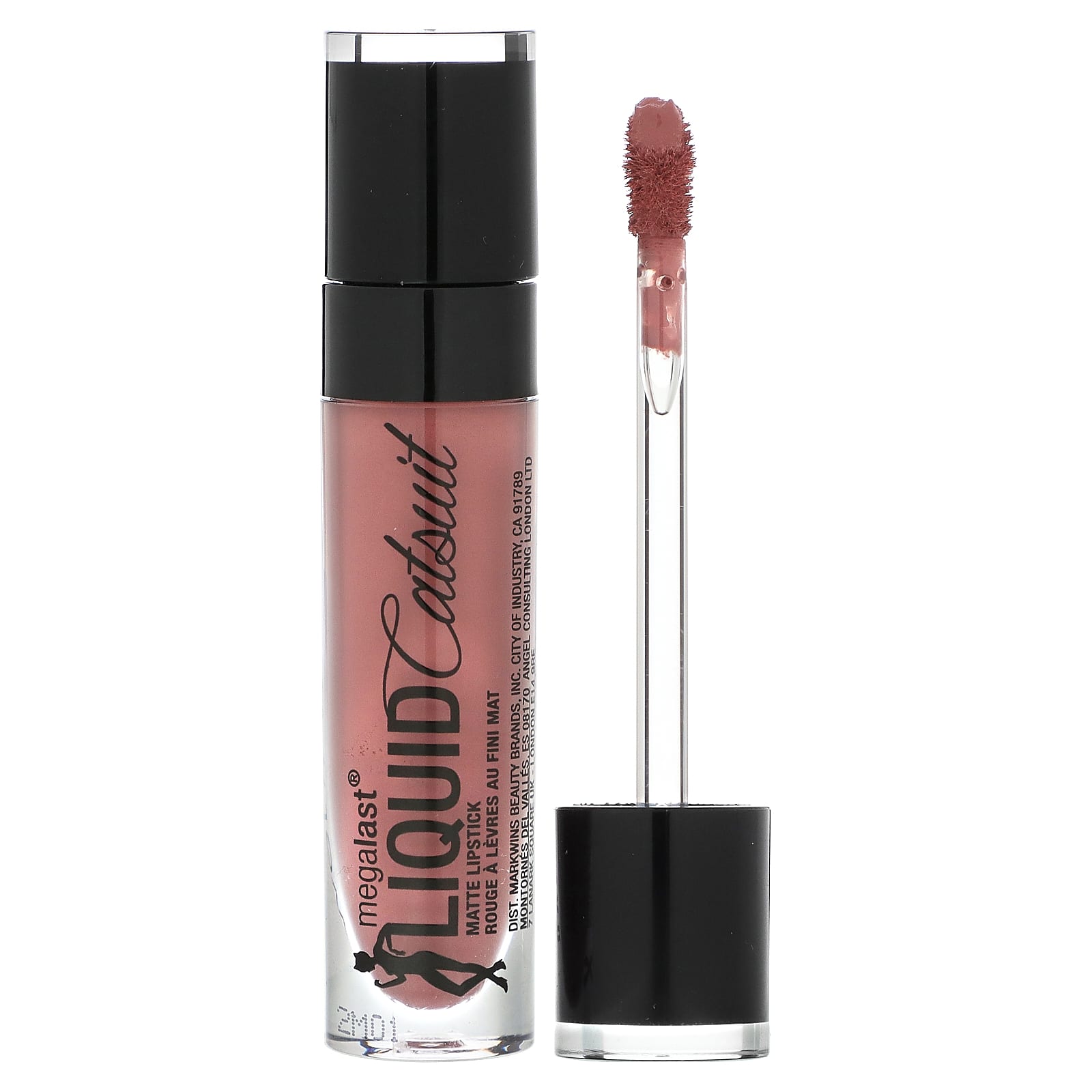 wet n wild, MegaLast Liquid Catсьют, матовая губная помада, оттенок 924B Rebel Rose, 6 г (0,21 унции)