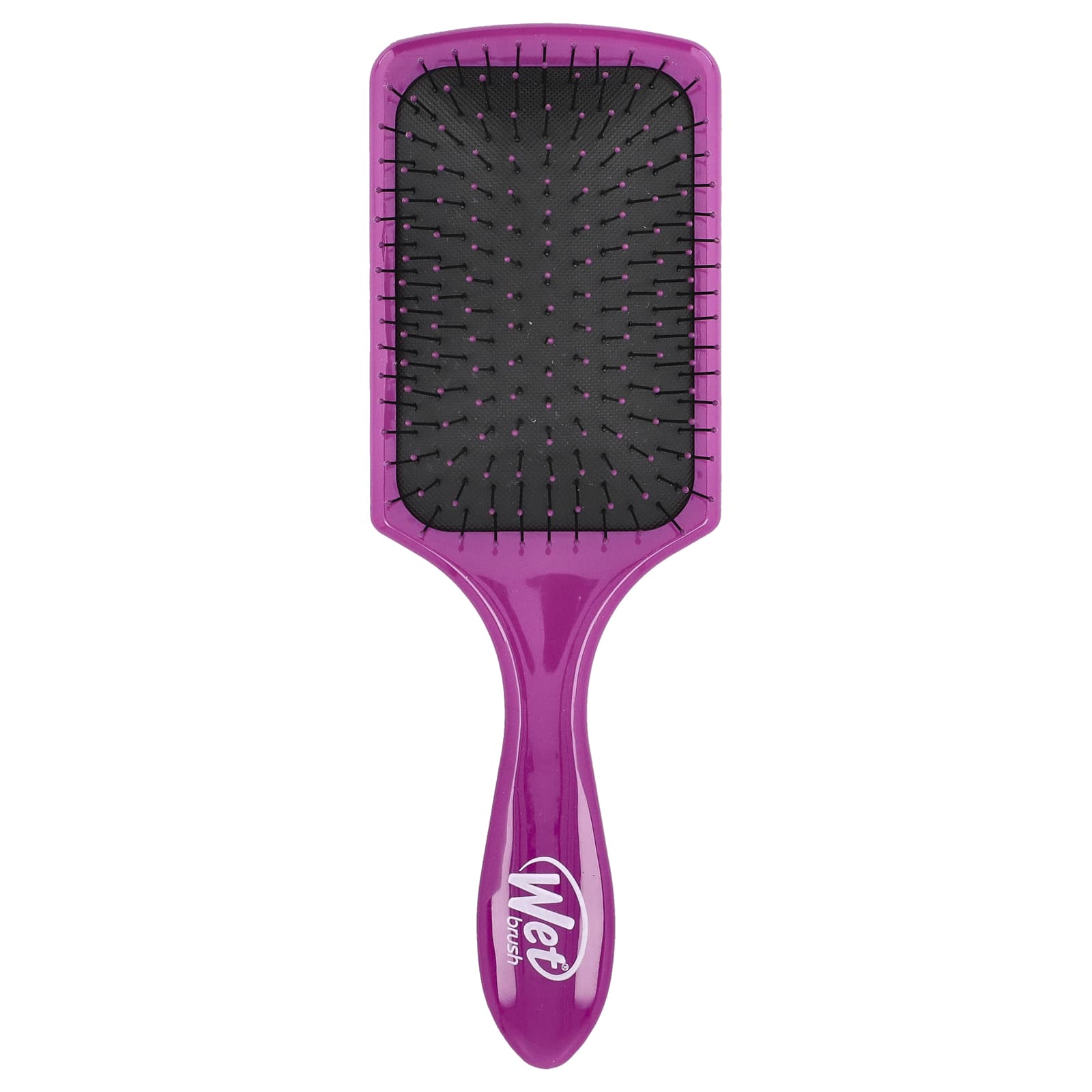 Wet Brush, Paddle Detangler Brush, щетка для легкого расчесывания, пурпурный, 1 шт.