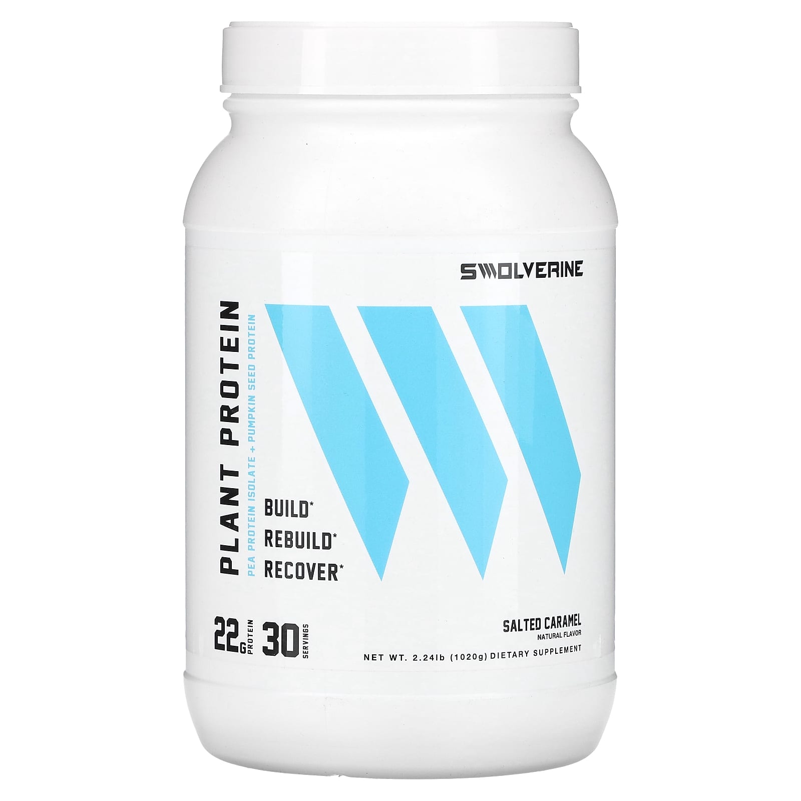 Swolverine Plant Protein Salted Caramel 224 lb 1020 g 8490₽