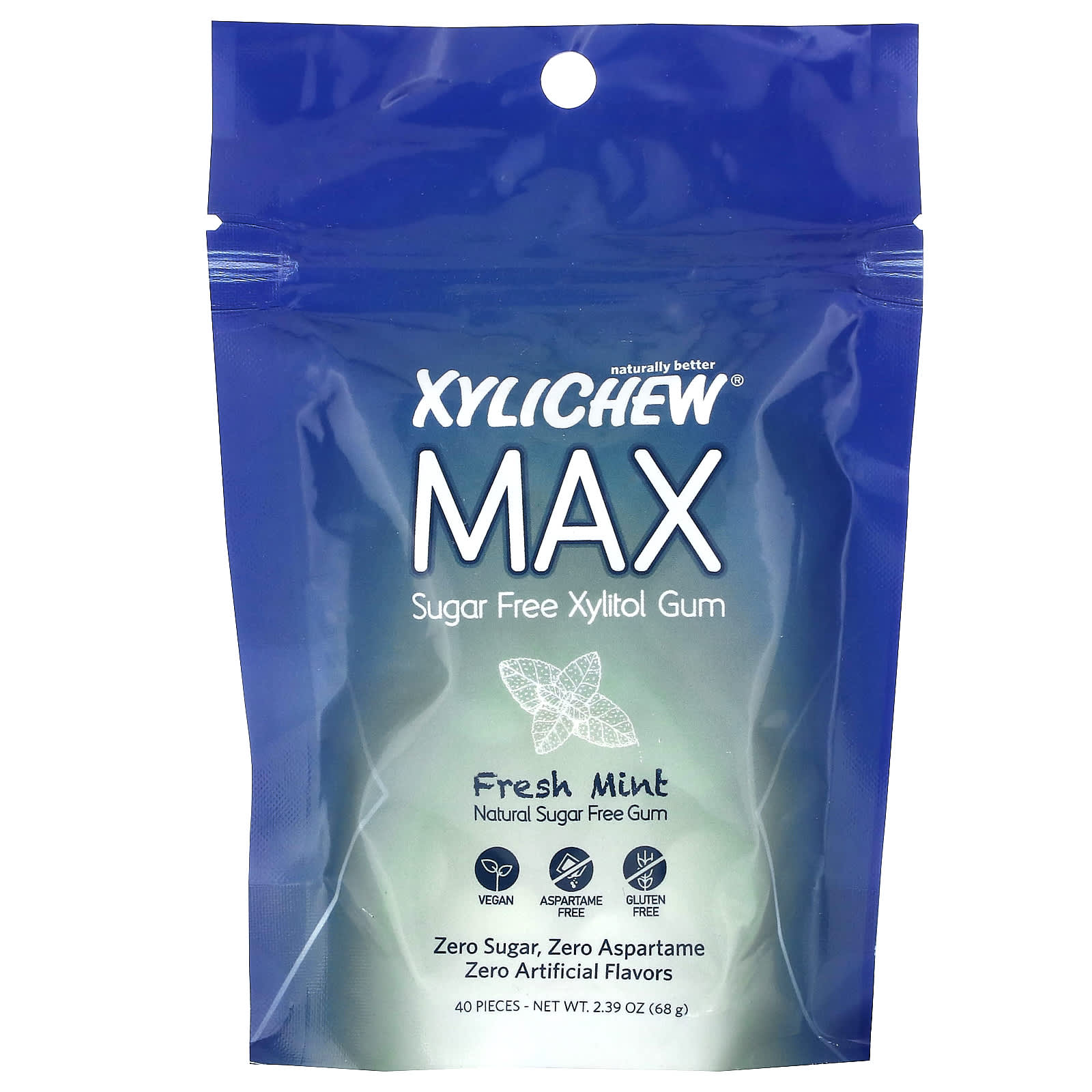 XyliDENT Xylichew Max свежая мята 40 шт 68 г 239 унции 2190₽