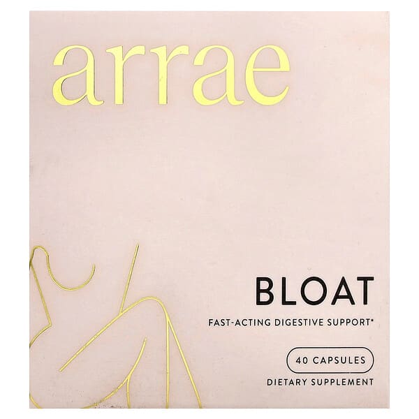 Arrae, Bloat, 40 Capsules
