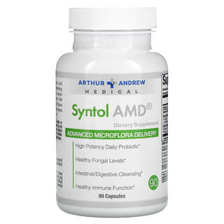 Arthur Andrew Medical, Syntol AMD, Advanced Microflora Delivery, 500 mg, 90 Cápsulas