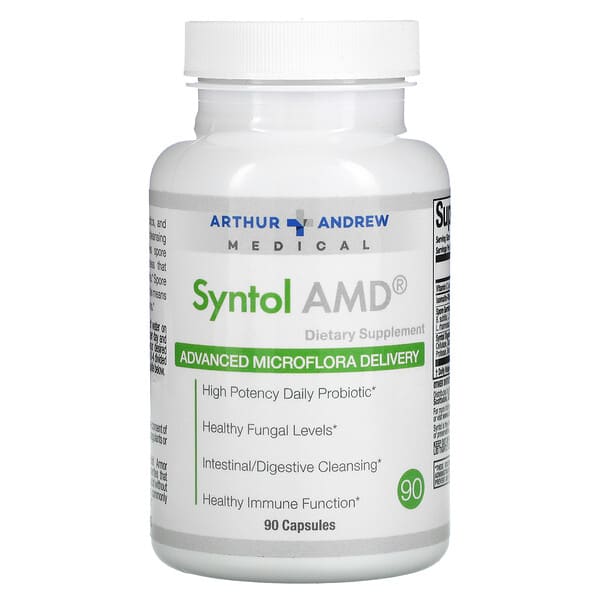 Arthur Andrew Medical, Syntol AMD, fortgeschrittene Mikrofloralieferung, 500 mg, 90 Kapseln