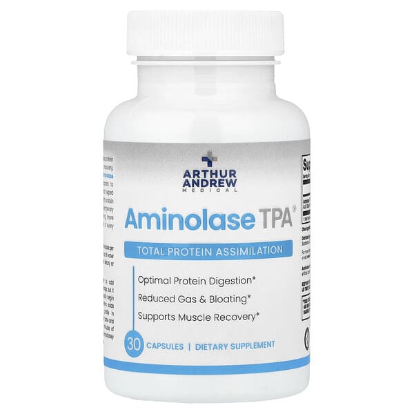 Arthur Andrew Medical, Aminolase TPA®, 30 Capsules (250 mg per Capsule) — product photo 1