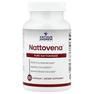 Arthur Andrew Medical, Nattovena®, Pure Nattokinase, 4,000 FU, 90 Capsules