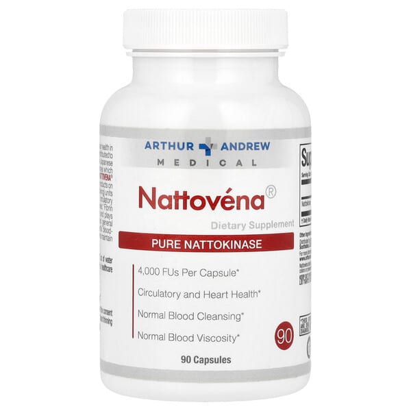 Nattovena®, Pure Nattokinase, 4,000 FU, 90 Capsules